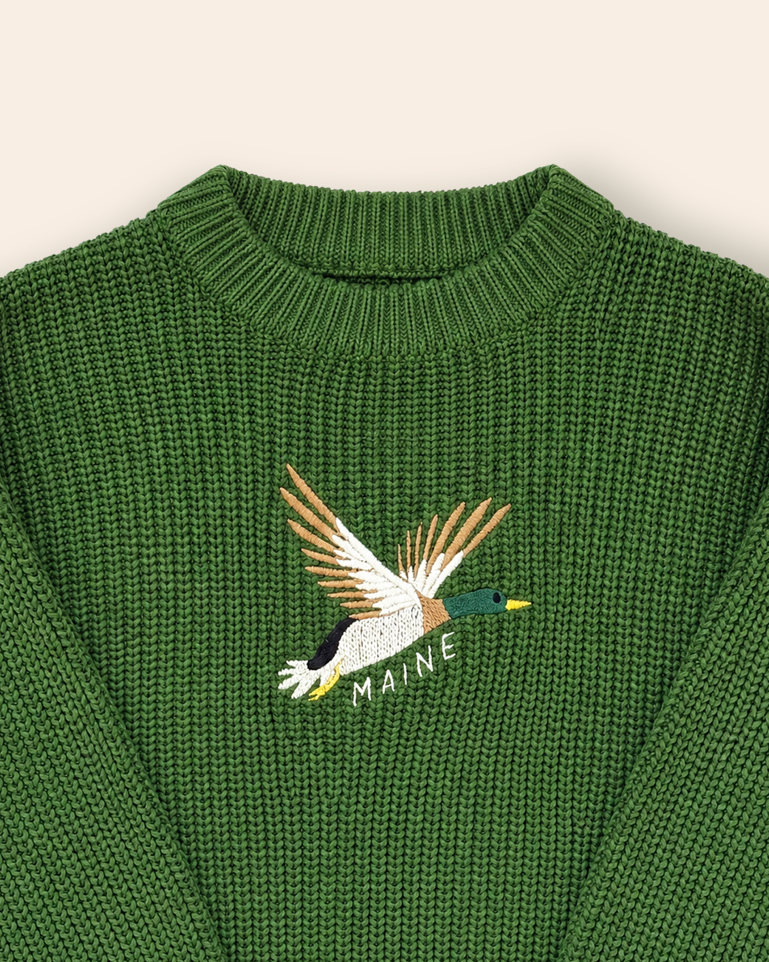 Duck - Green Knit Sweater