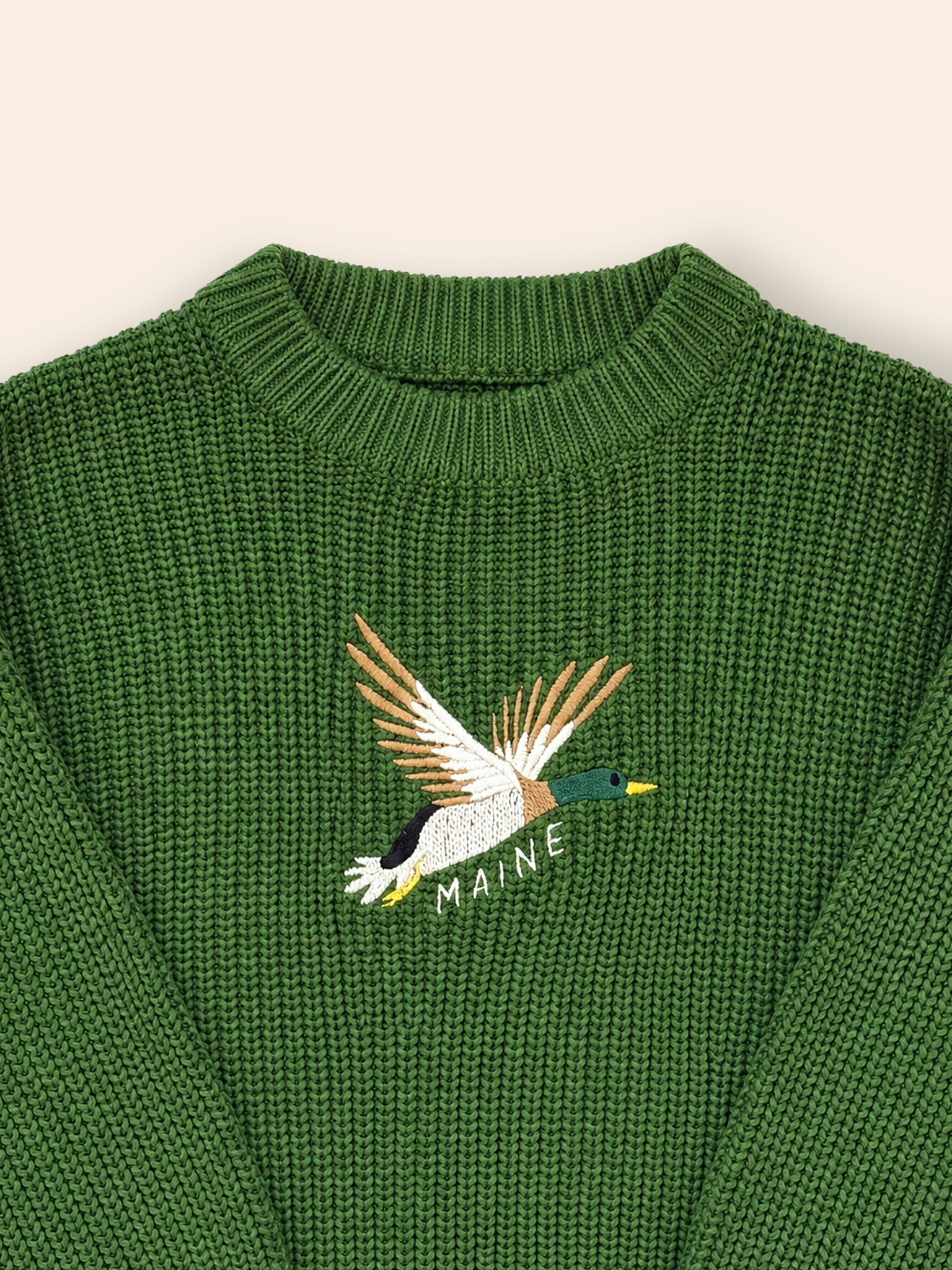 Duck - Green Knit Sweater
