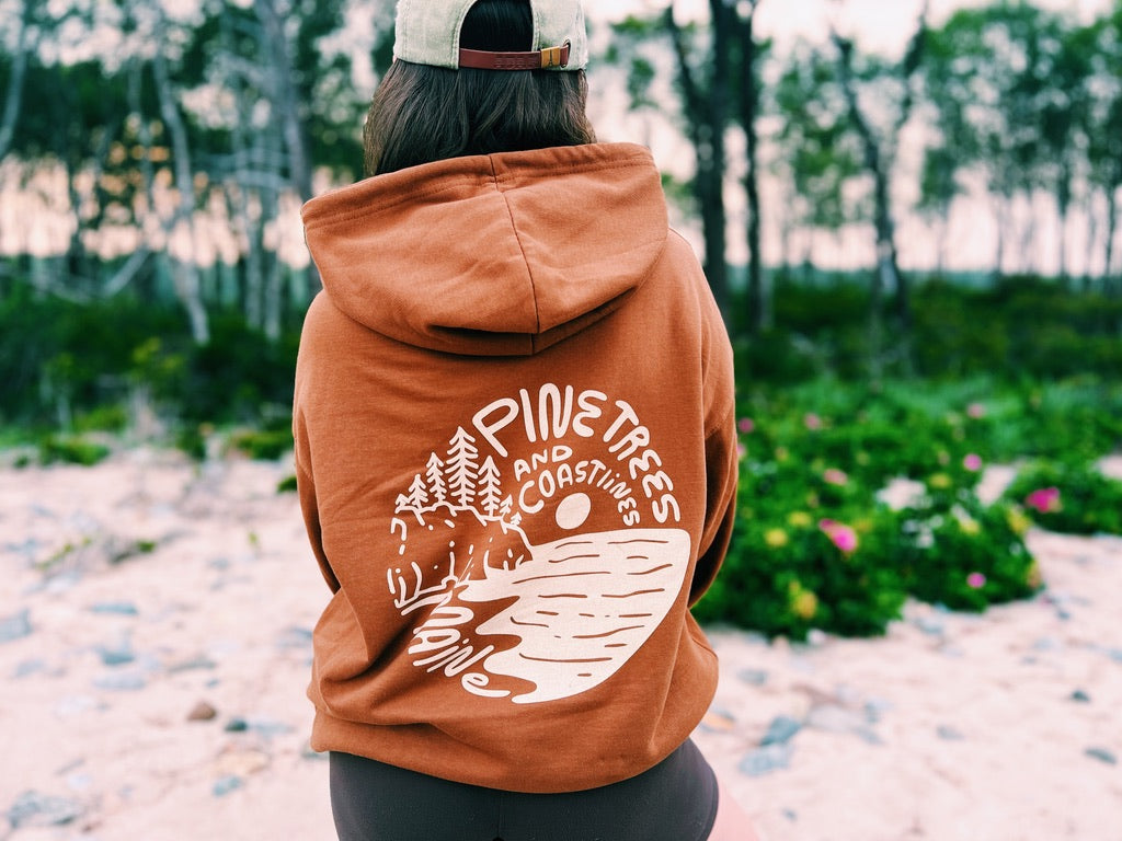Pine Tree - Brown Hoodie