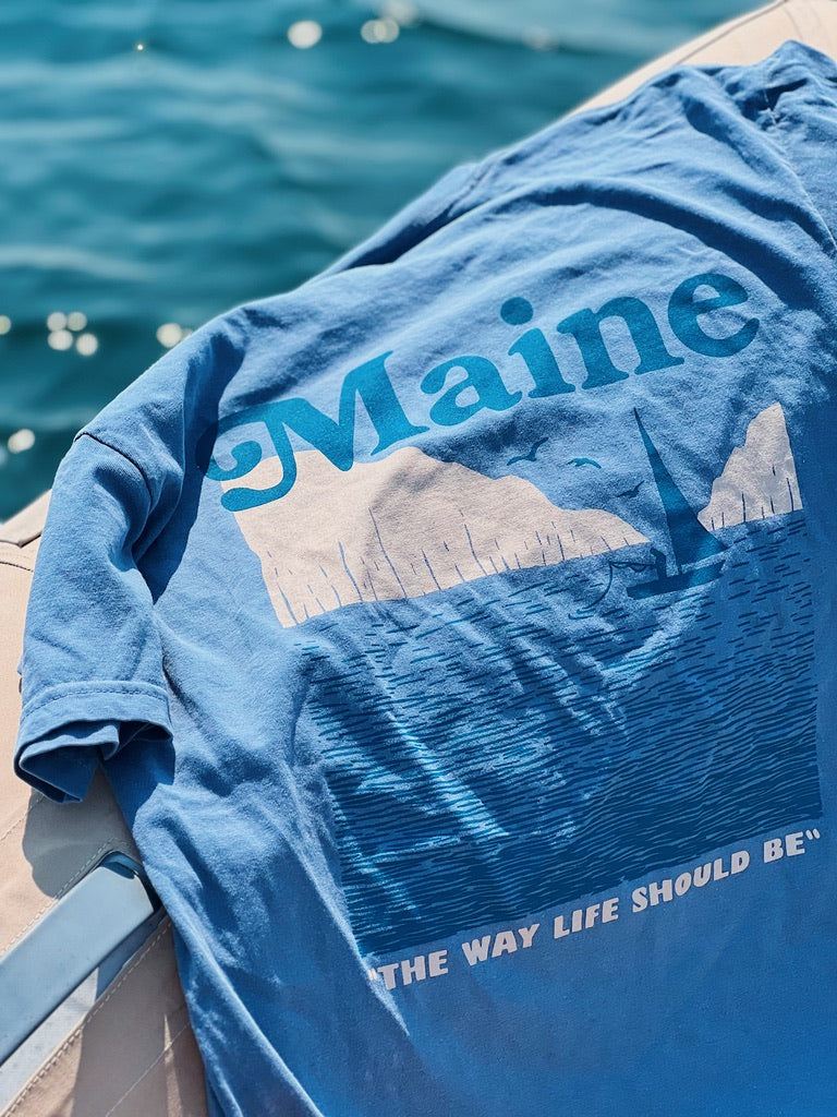 Fisherman - Blue Jean Tee
