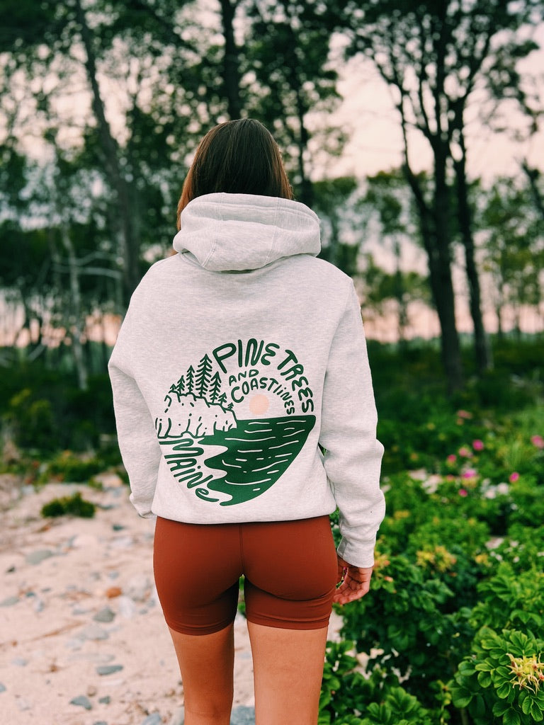 Pine Tree - Oatmeal Hoodie