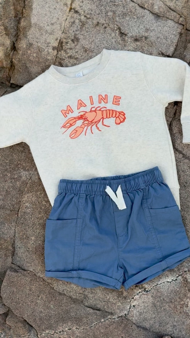 Kids Lobster - Toddler Oatmeal Crew