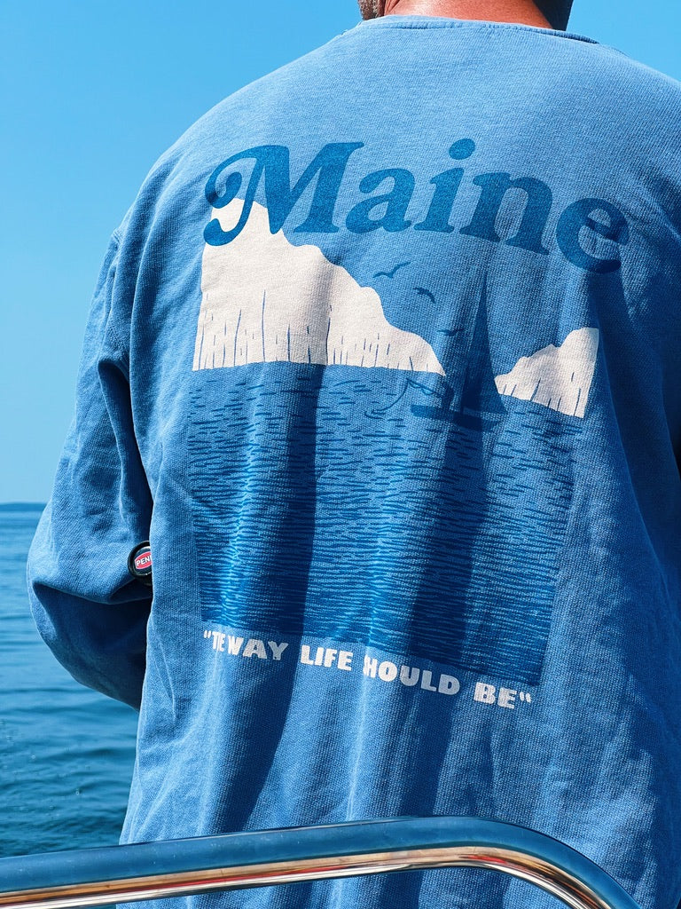 Fisherman - Blue Jean Heavy Crew