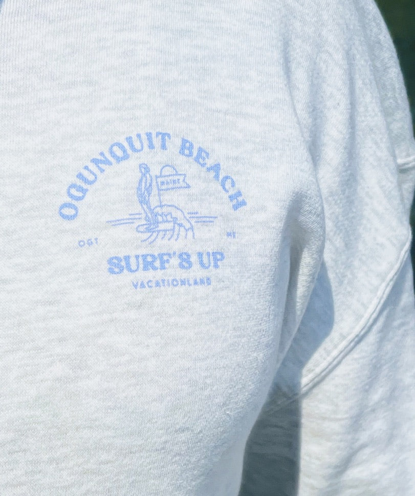 Surf's Up - Oatmeal Hoodie