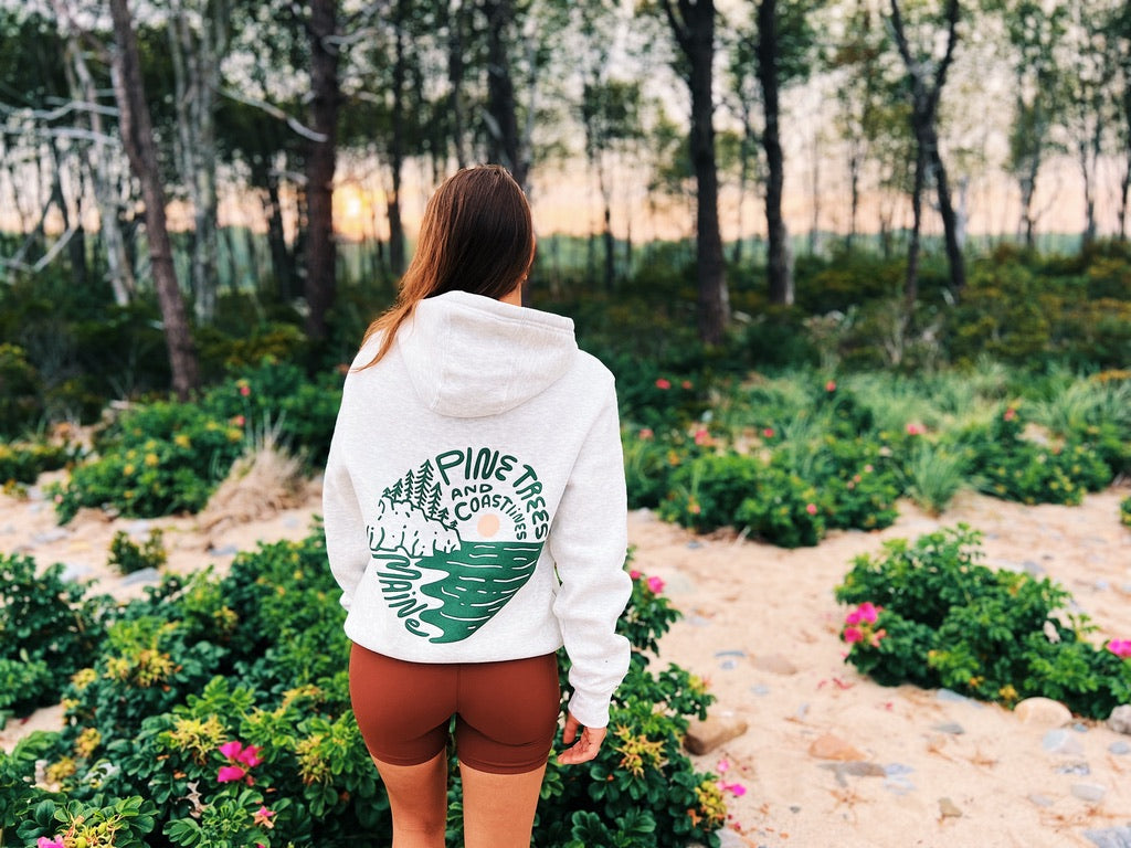 Pine Tree - Oatmeal Hoodie