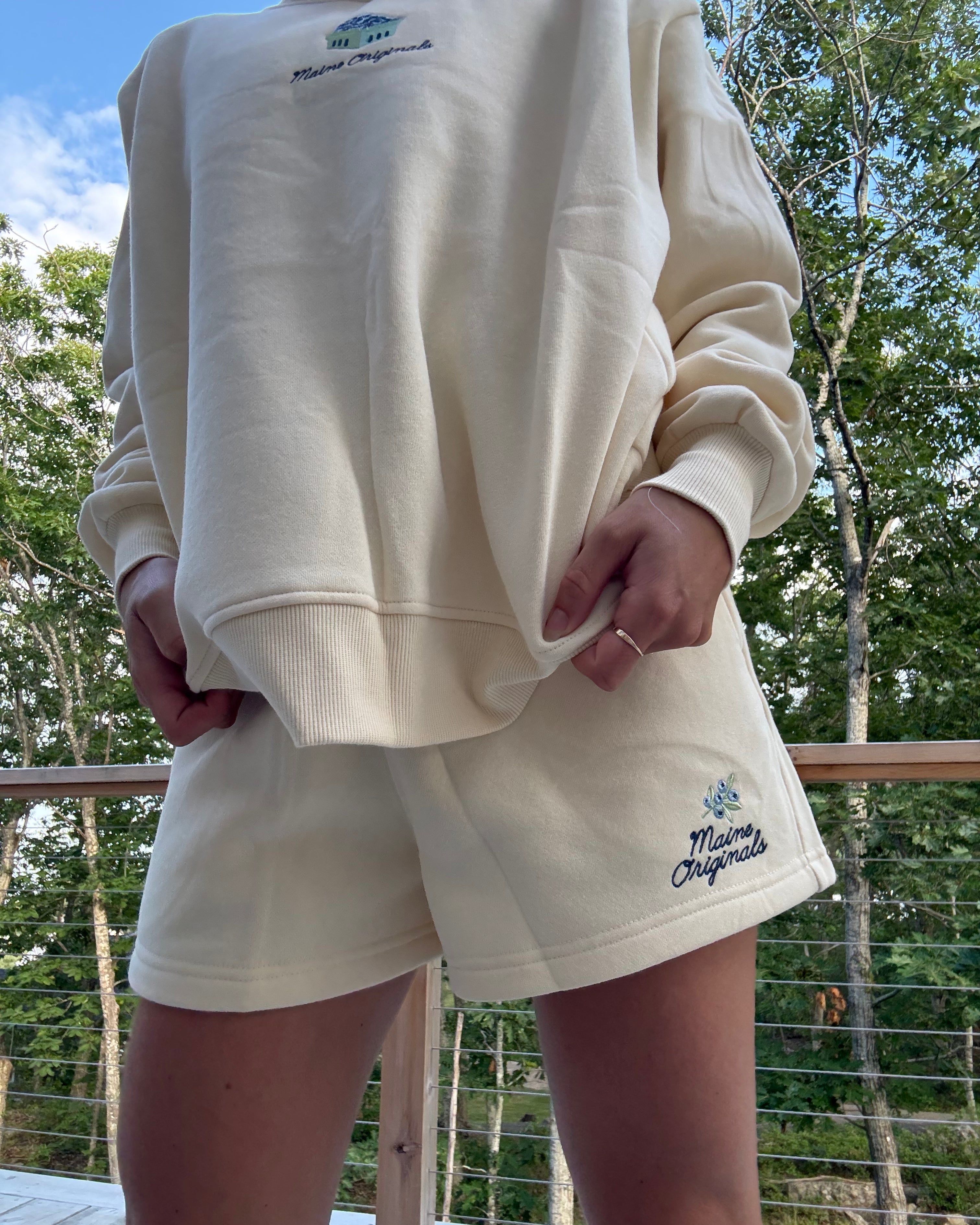 Low Rise Fleece Short - Maine Blueberries