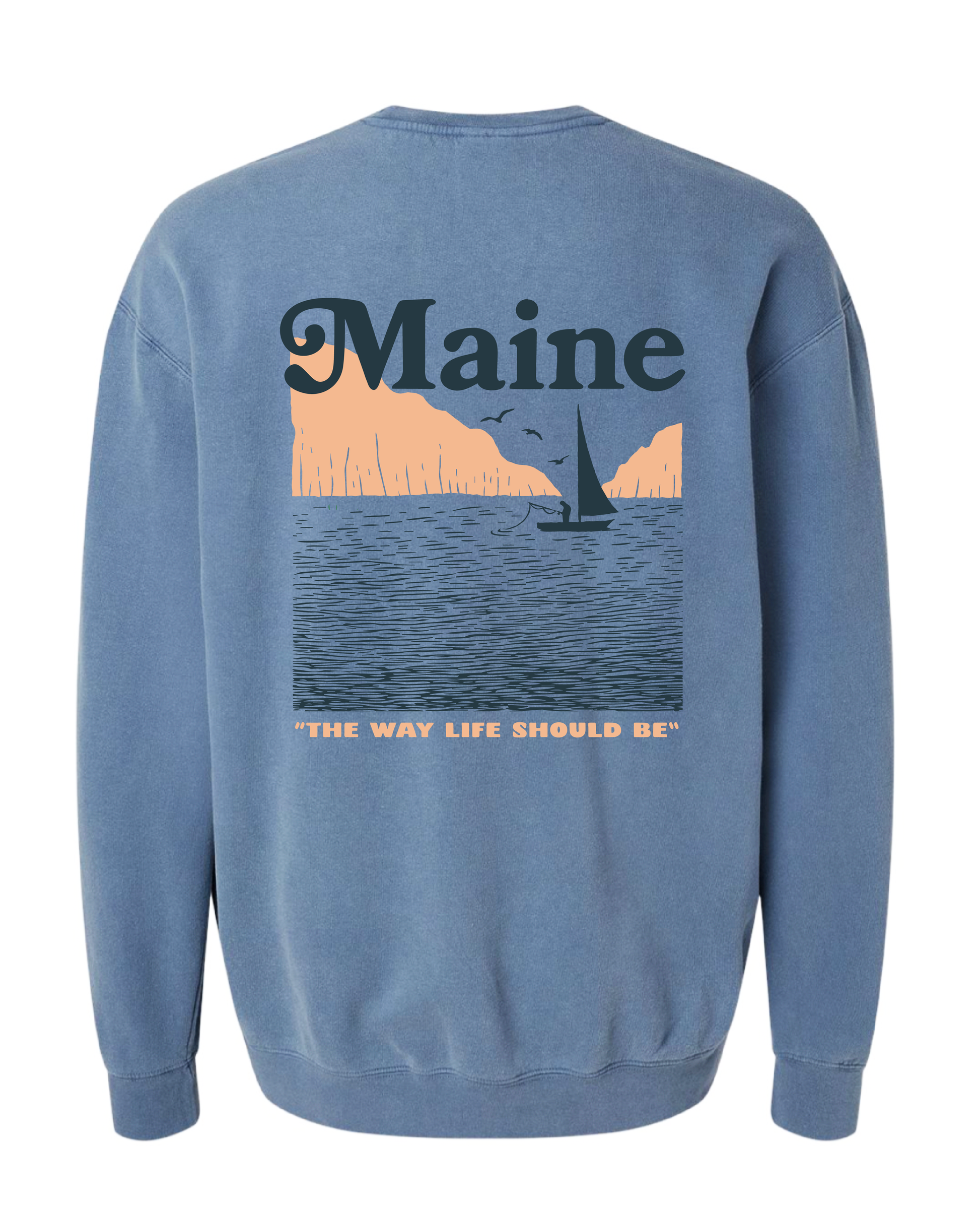 Fisherman - Blue Jean Heavy Crew
