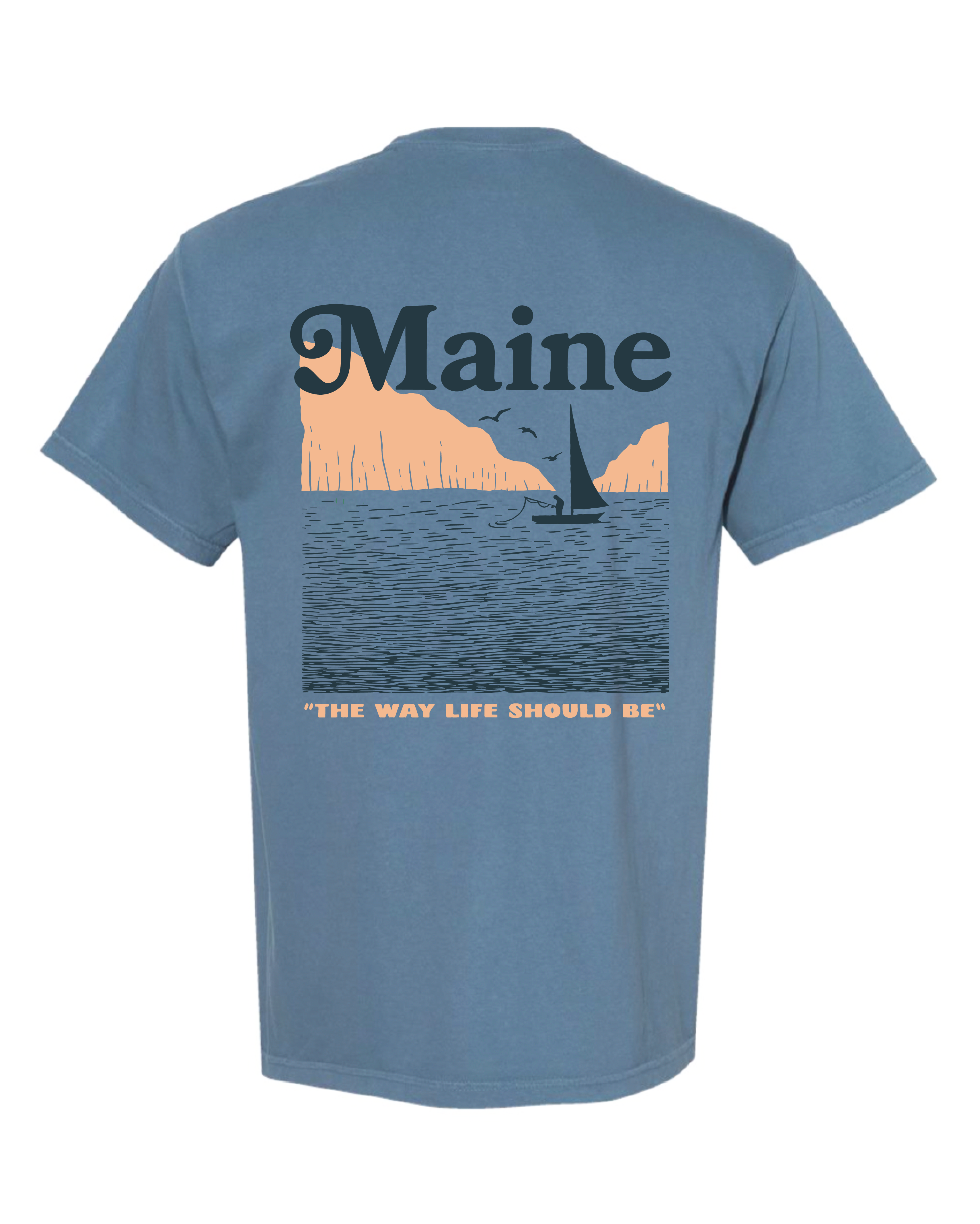 Fisherman - Blue Jean Tee