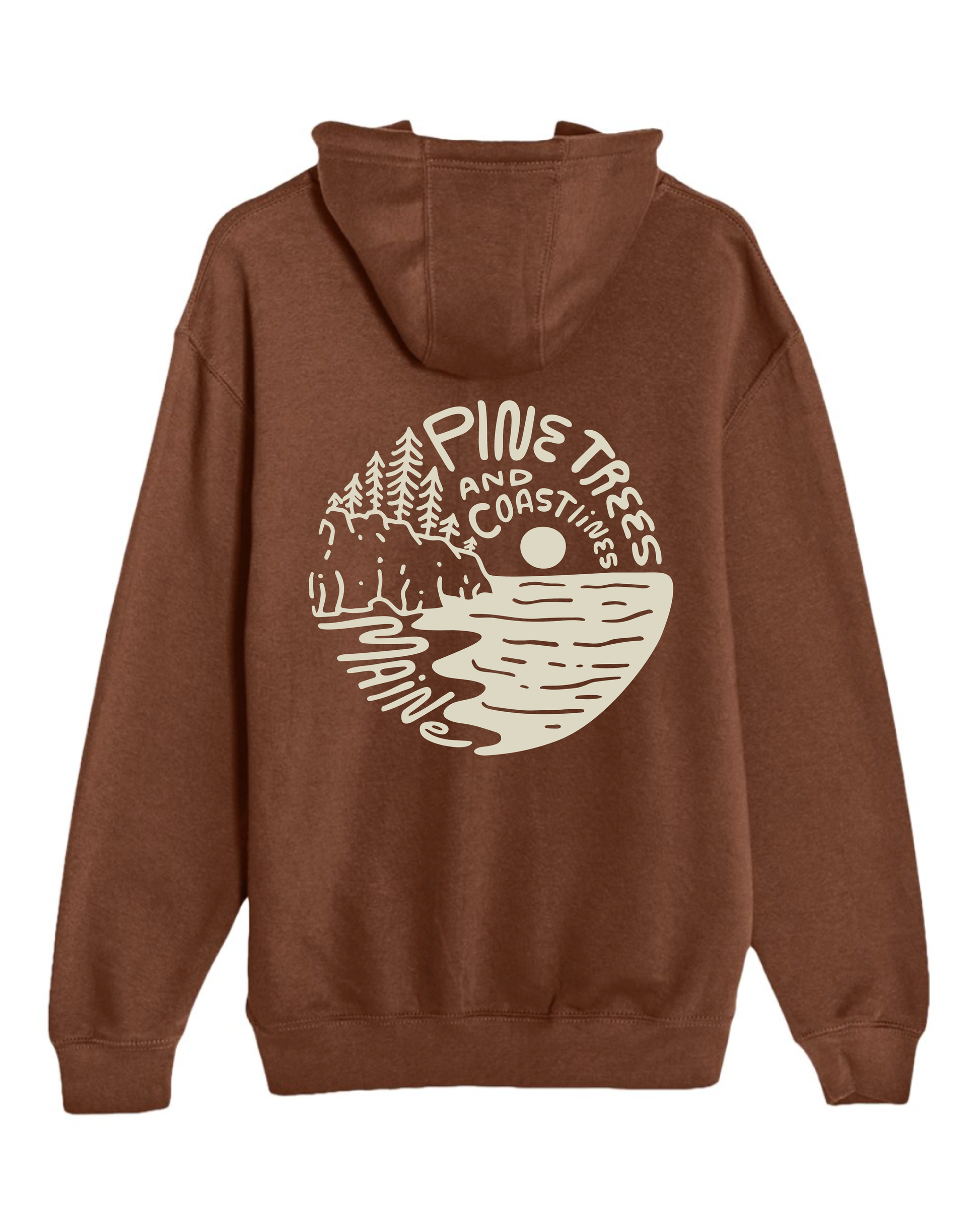 Pine Tree - Brown Hoodie