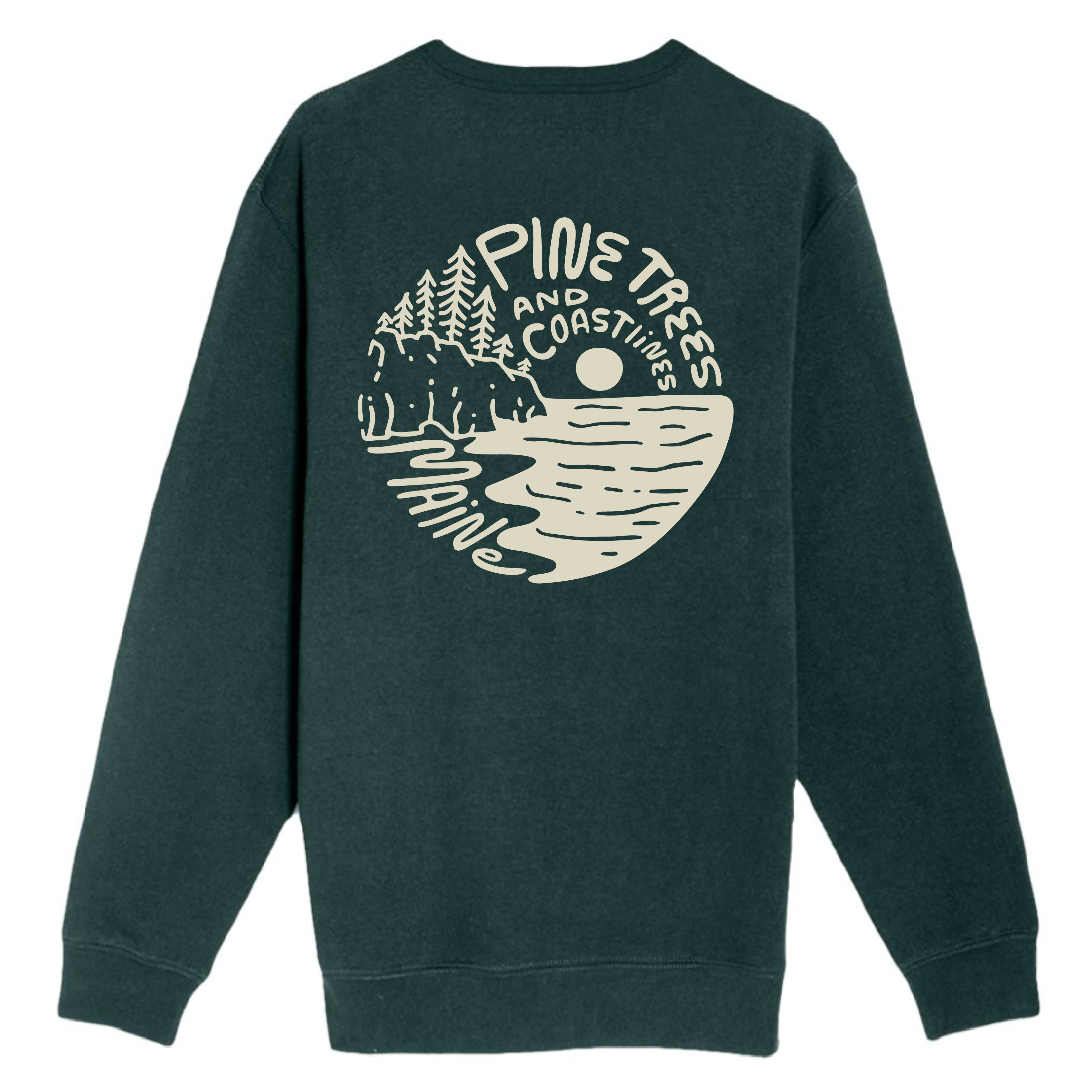 Pine Tree - Forest Green Crew