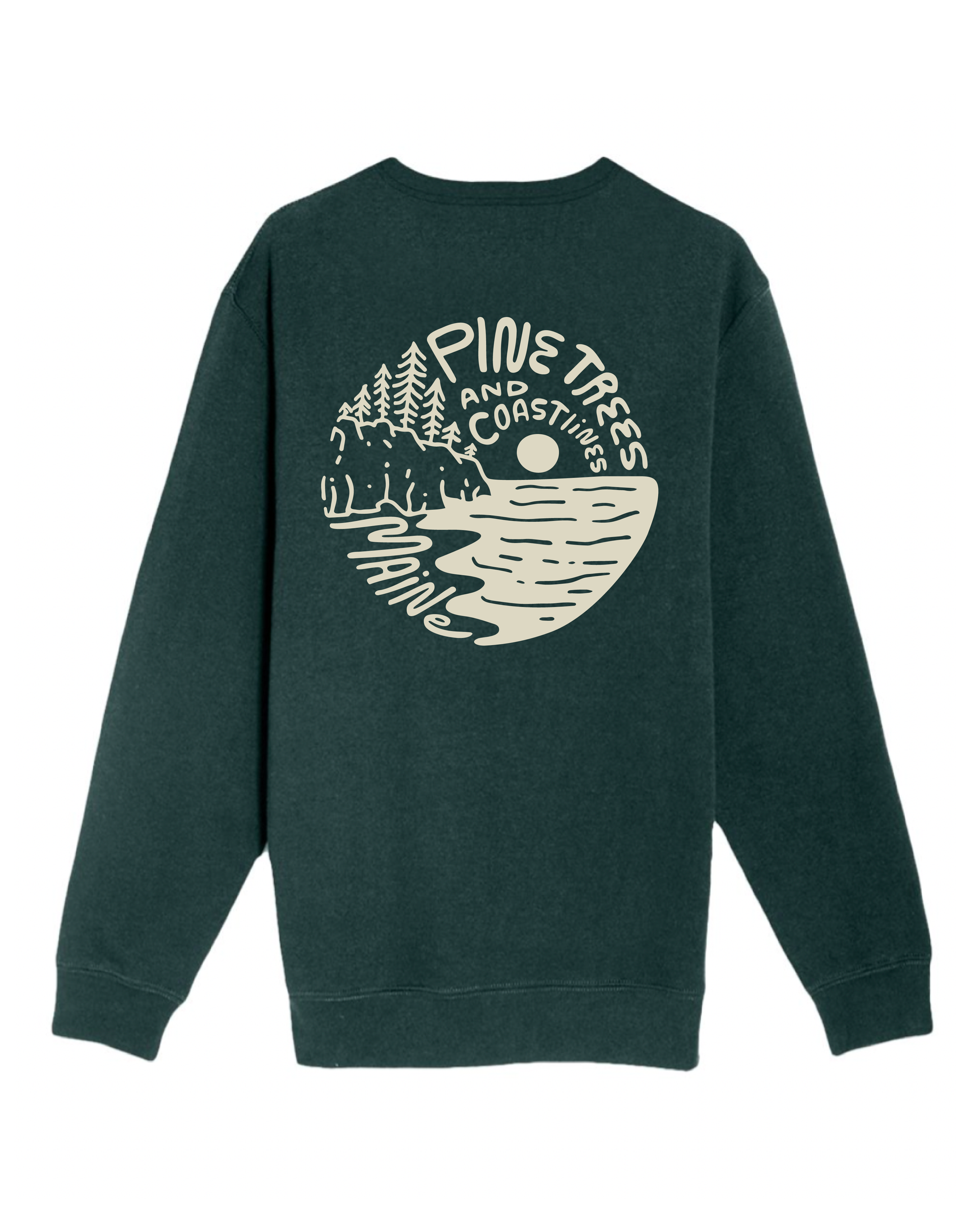 Pine Tree - Forest Green Crew