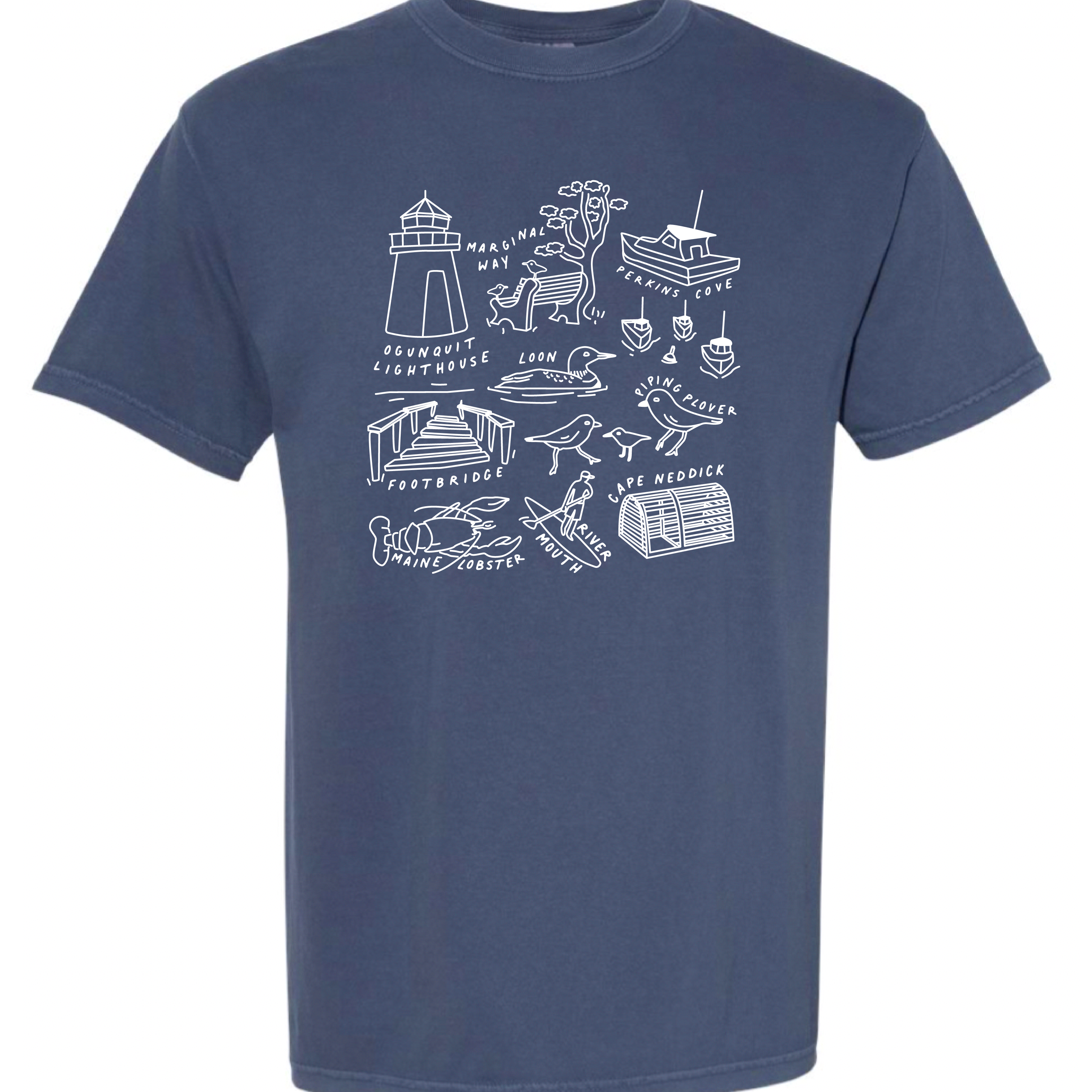Maineland - Blue Denim Tee