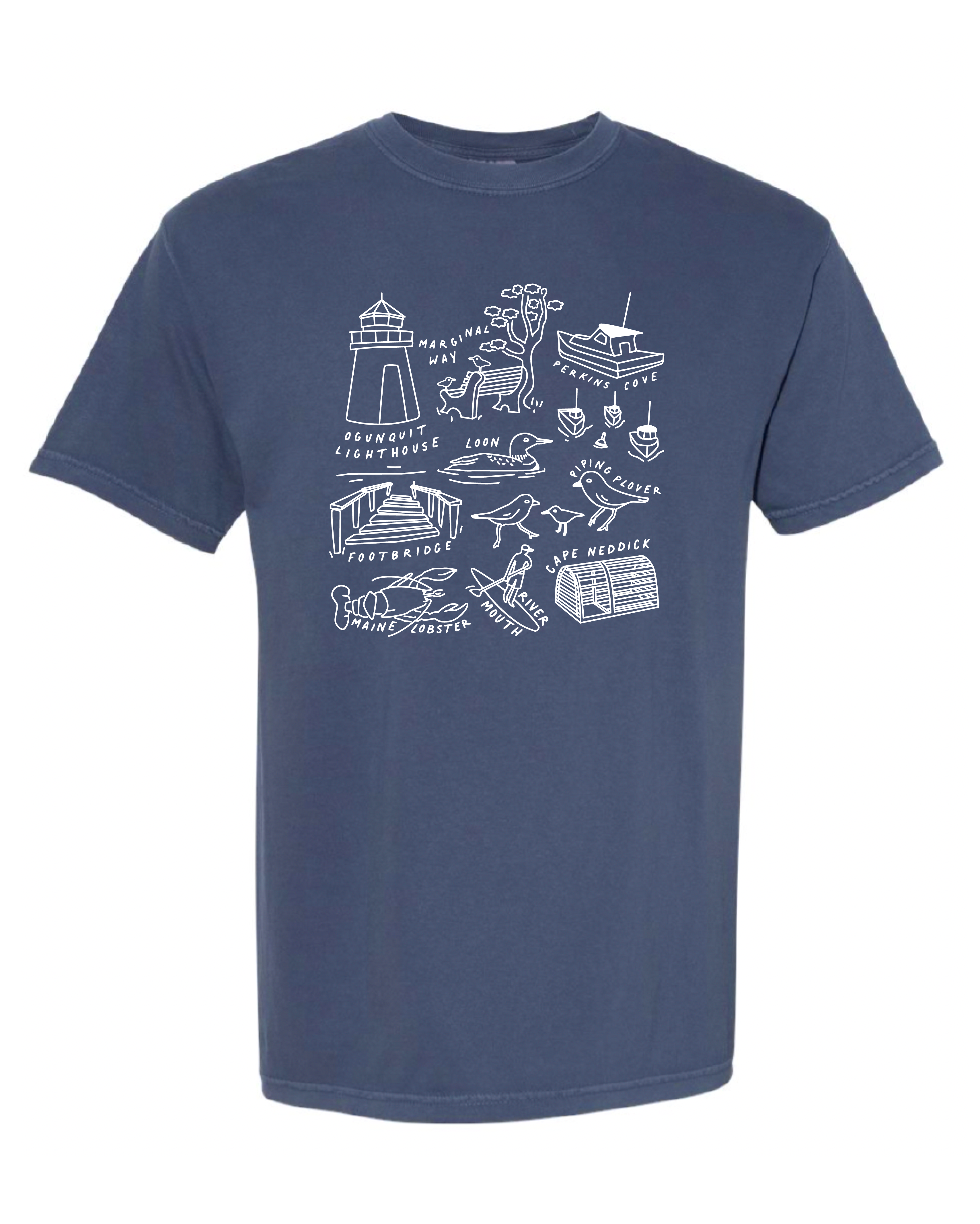 Maineland - Blue Denim Tee