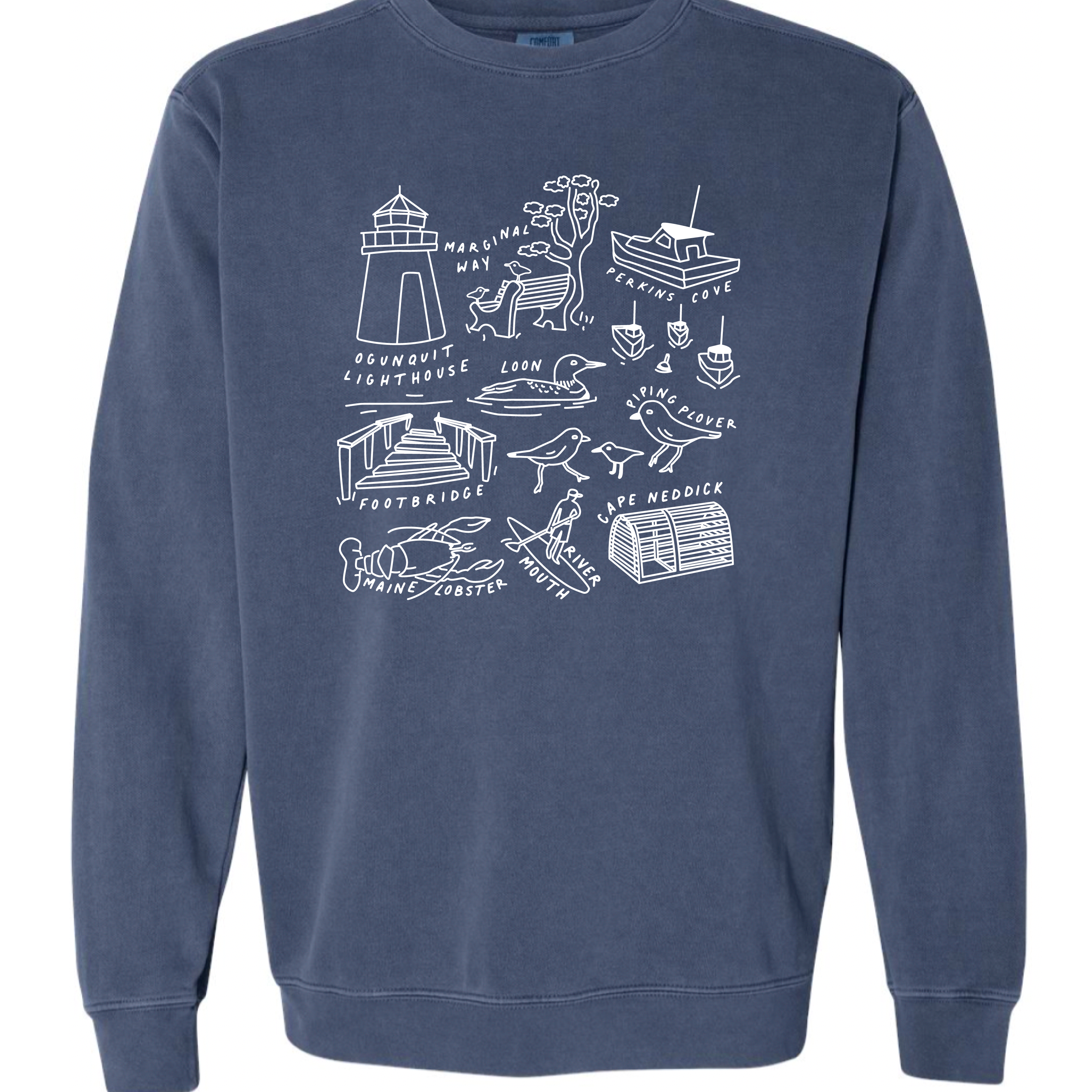 Maineland - Sea Blue Crew