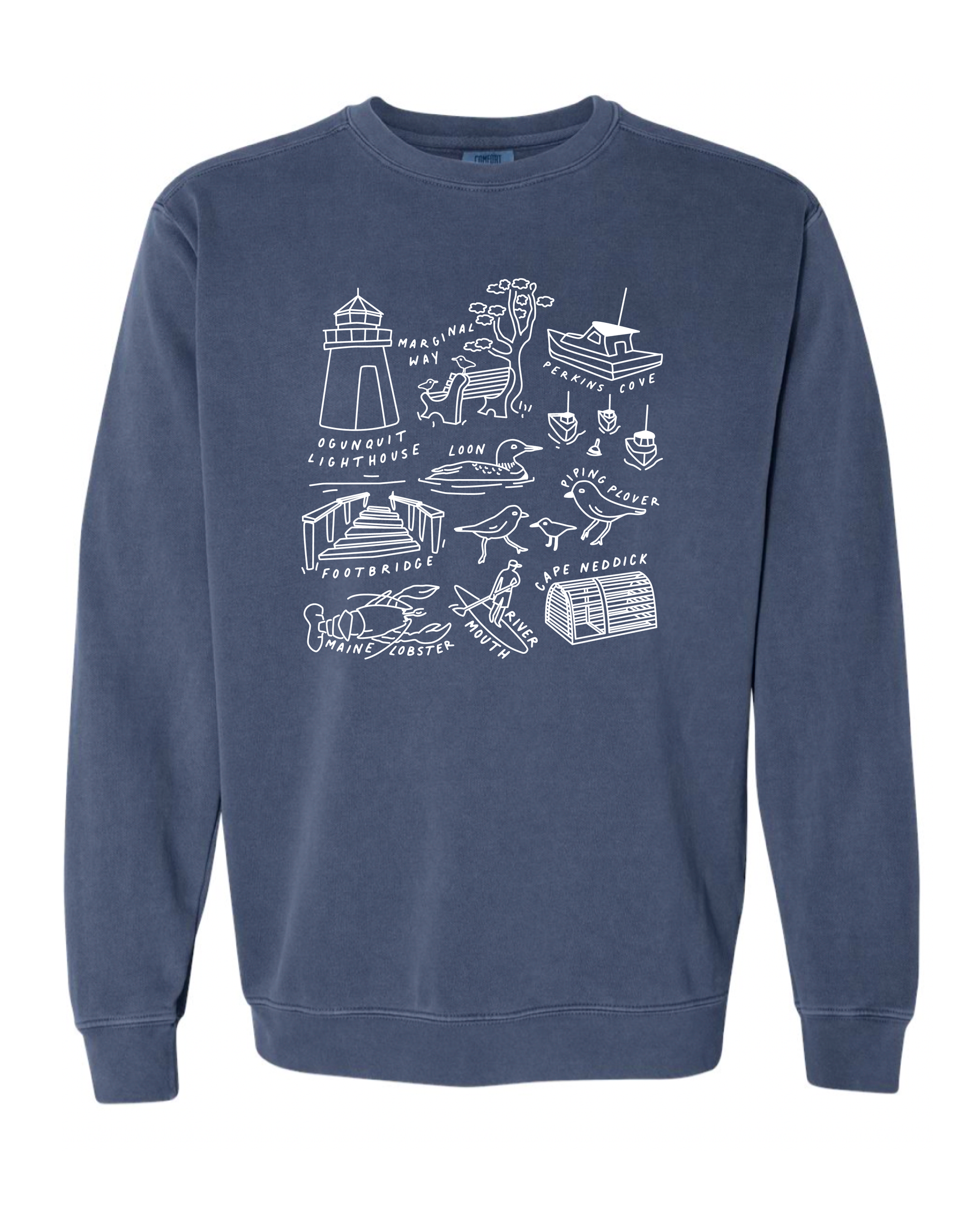 Maineland - Sea Blue Crew
