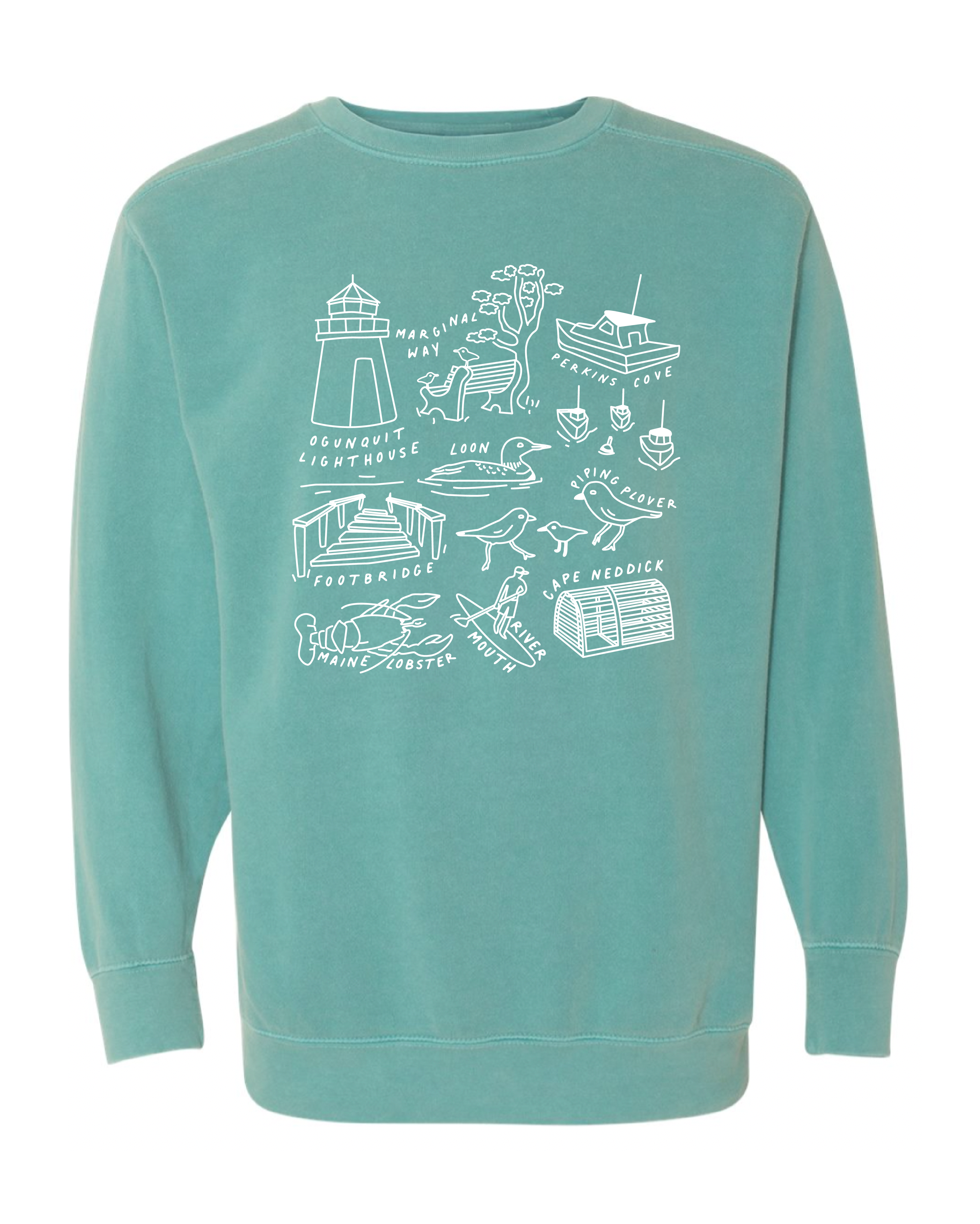 Maineland - Seafoam Crew