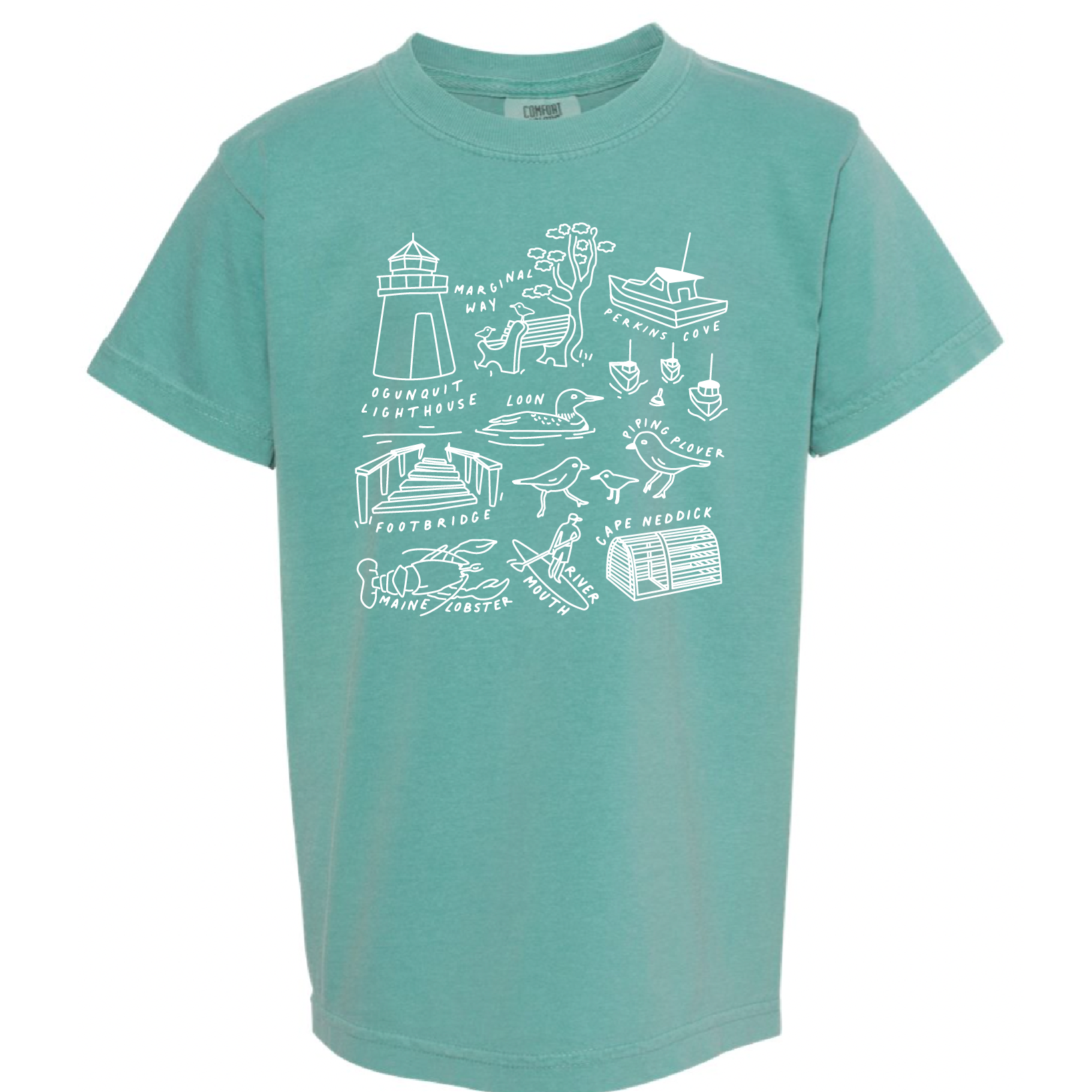 Maineland - Kids Seafoam Tee