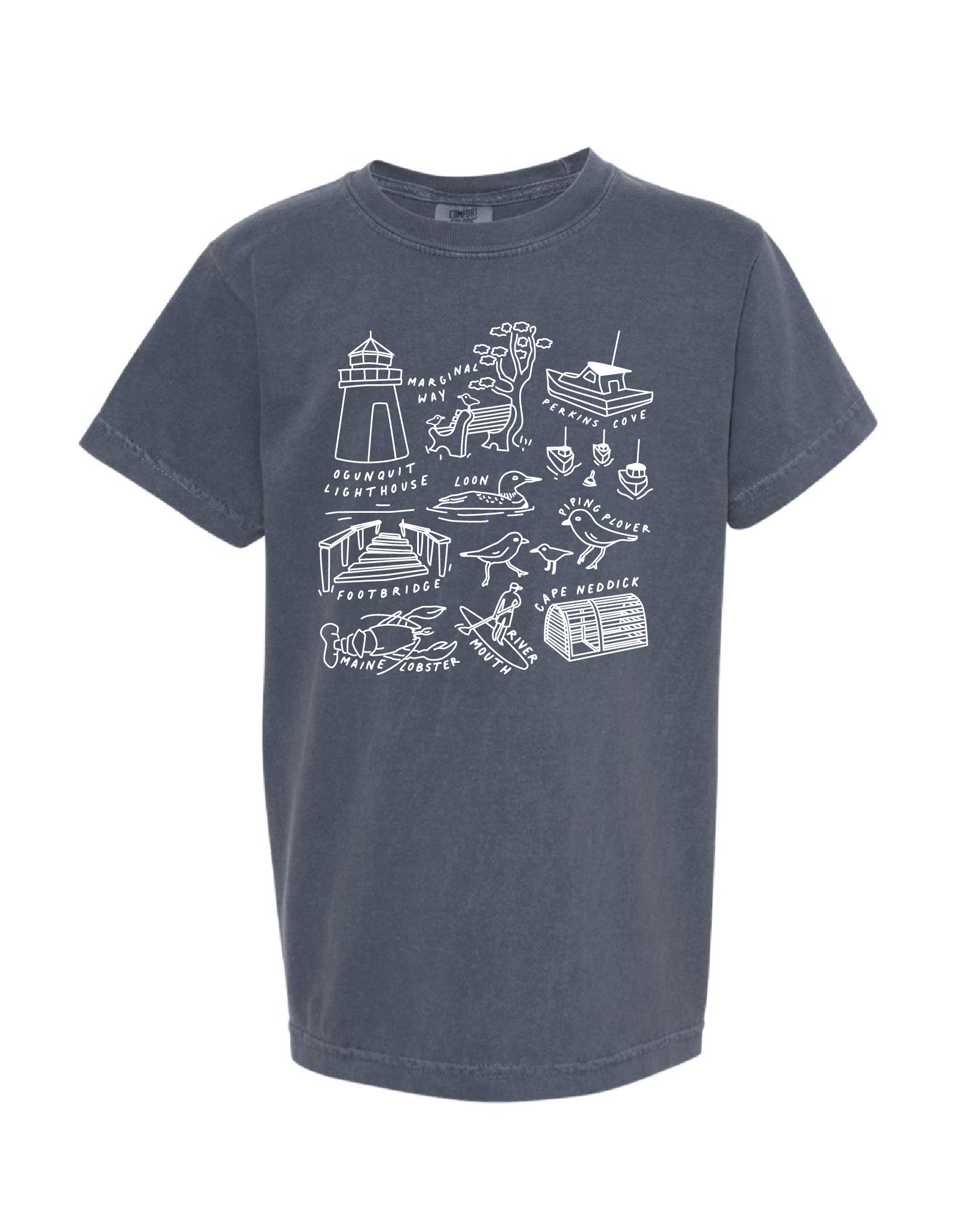 Maineland - Kids Blue Denim Tee