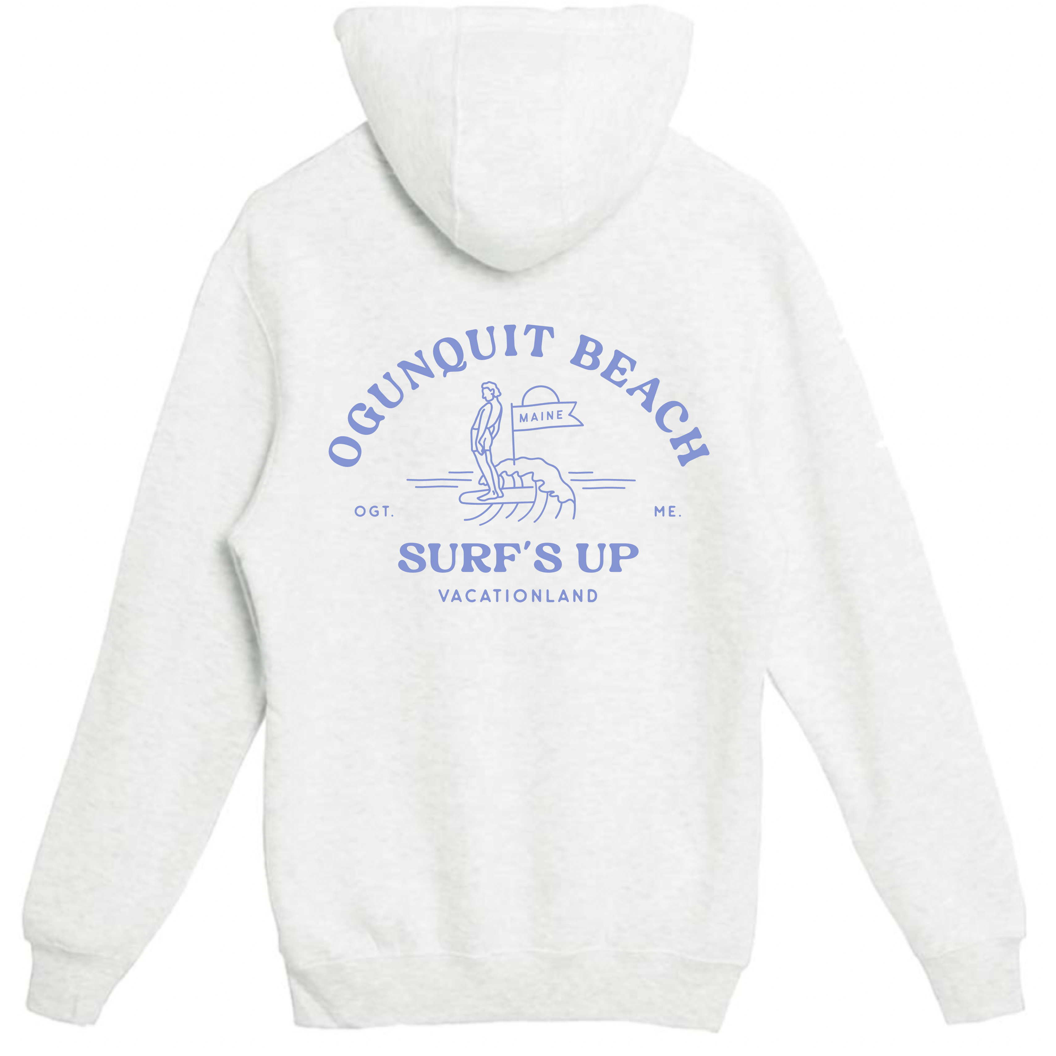Surf's Up - Oatmeal Hoodie