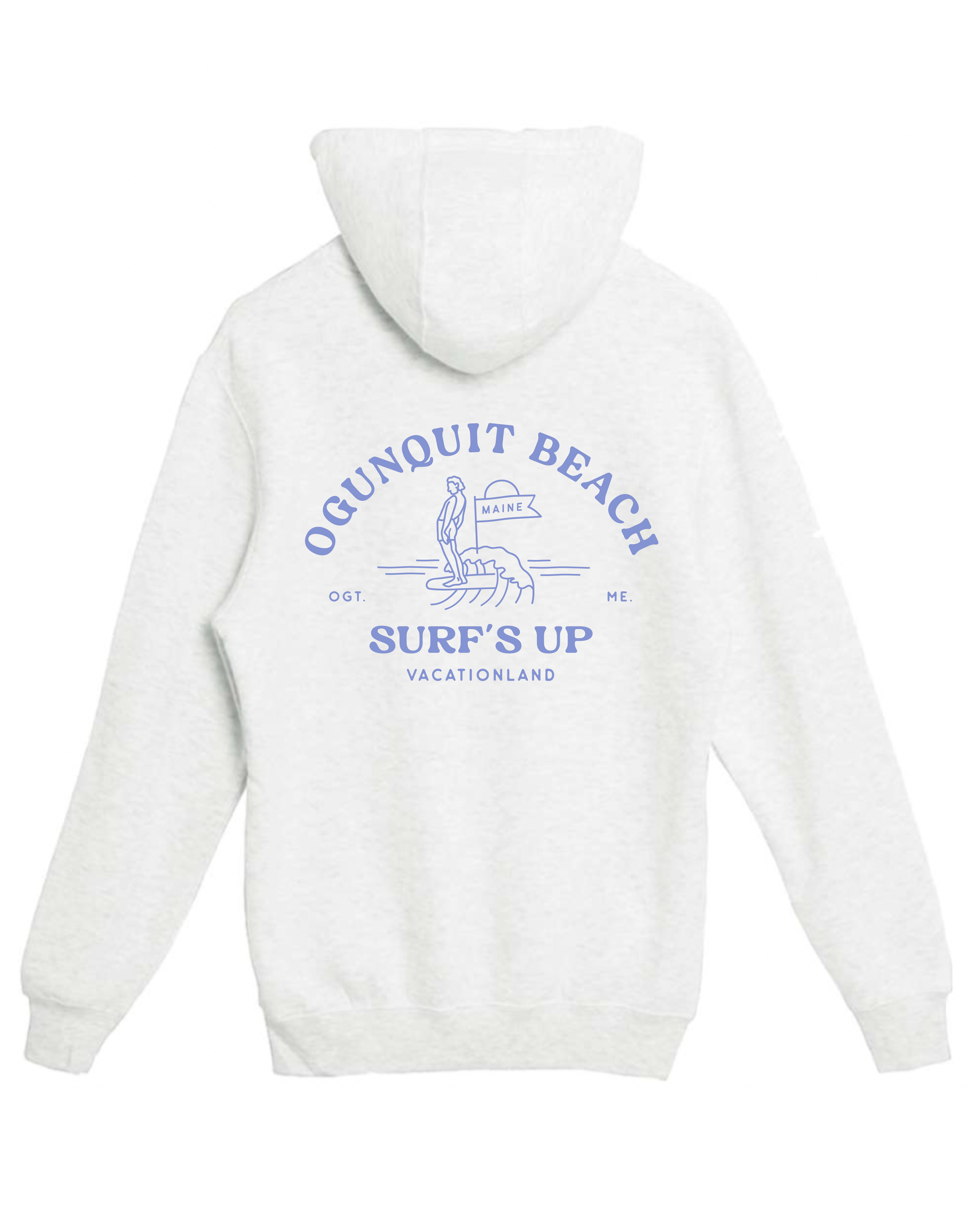 Surf's Up - Oatmeal Hoodie