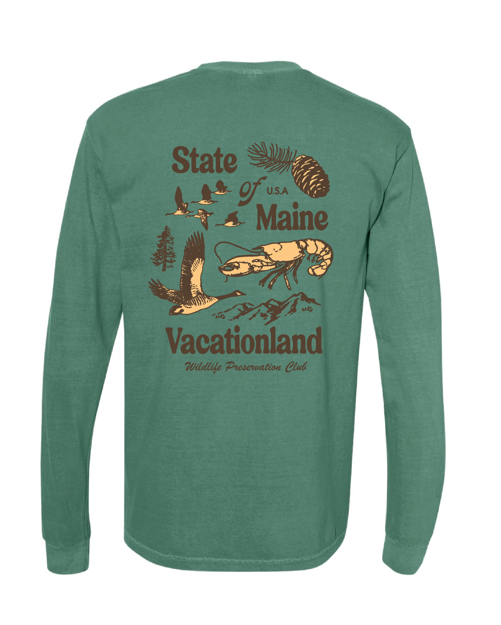 Wildlife - Green Long Sleeve