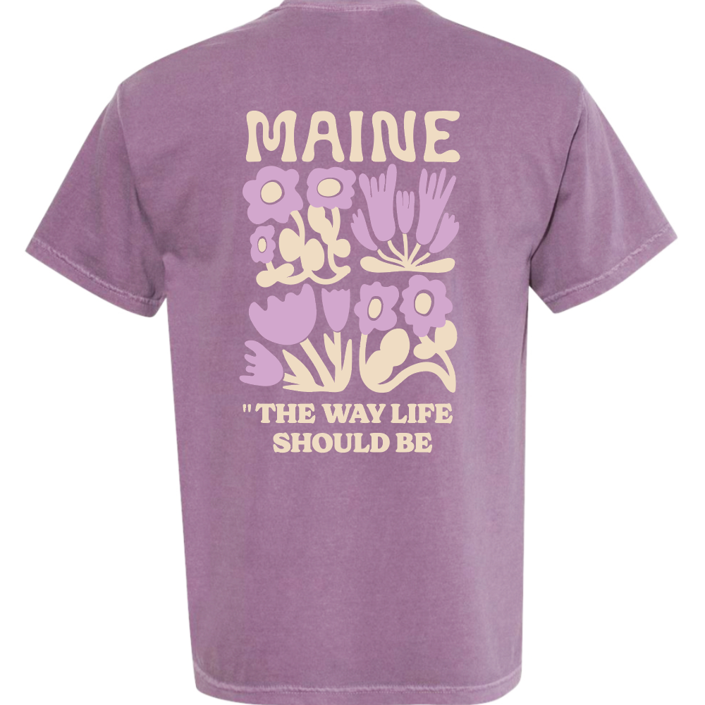 Maine Flowers - Berry Tee