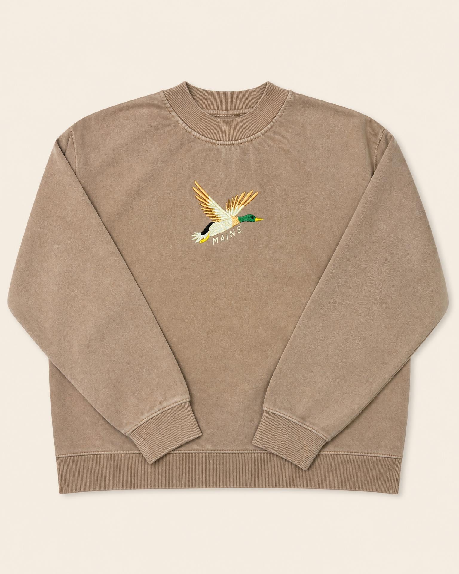 Chocolate Mockneck - Duck