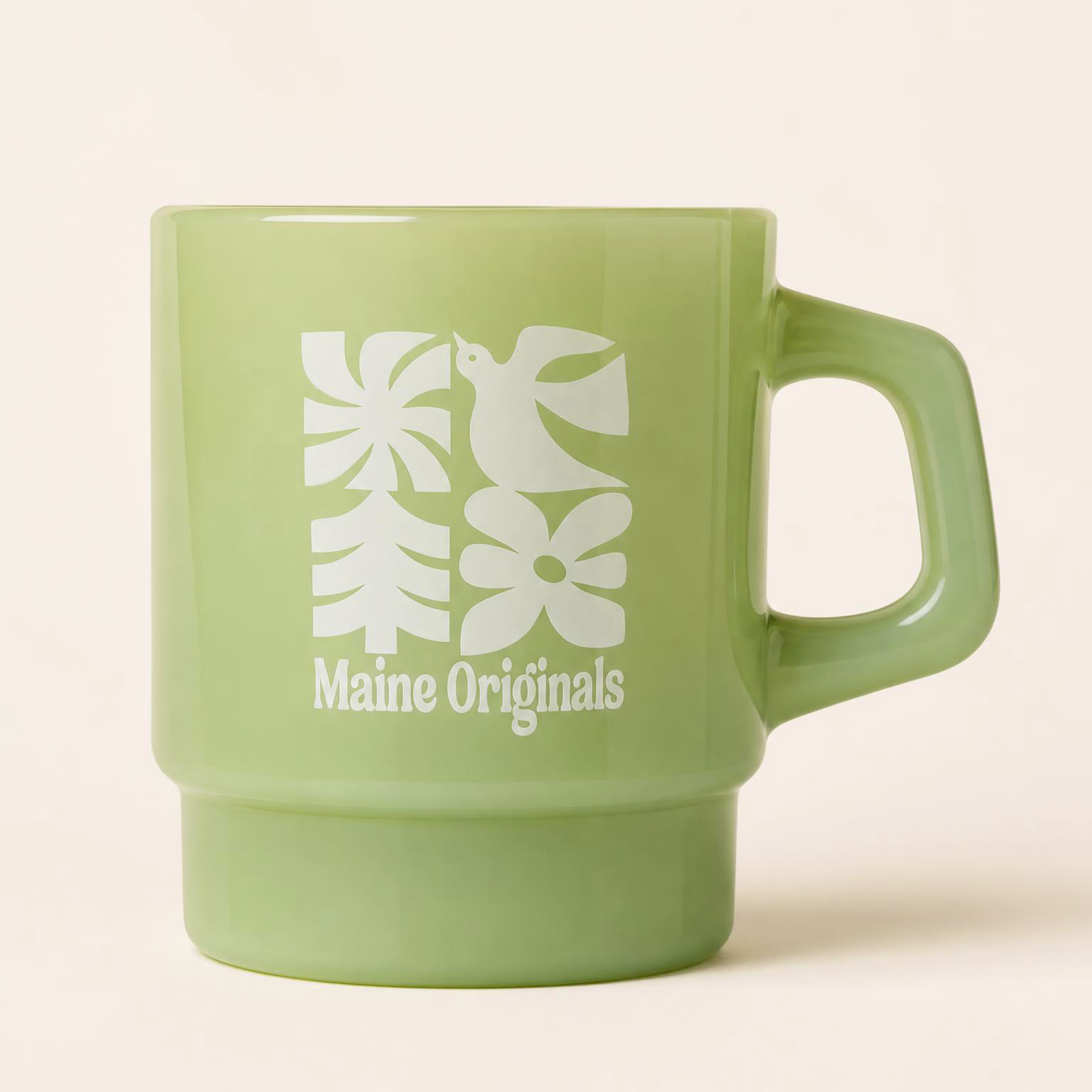 Maine Originals - Green Milk Mug