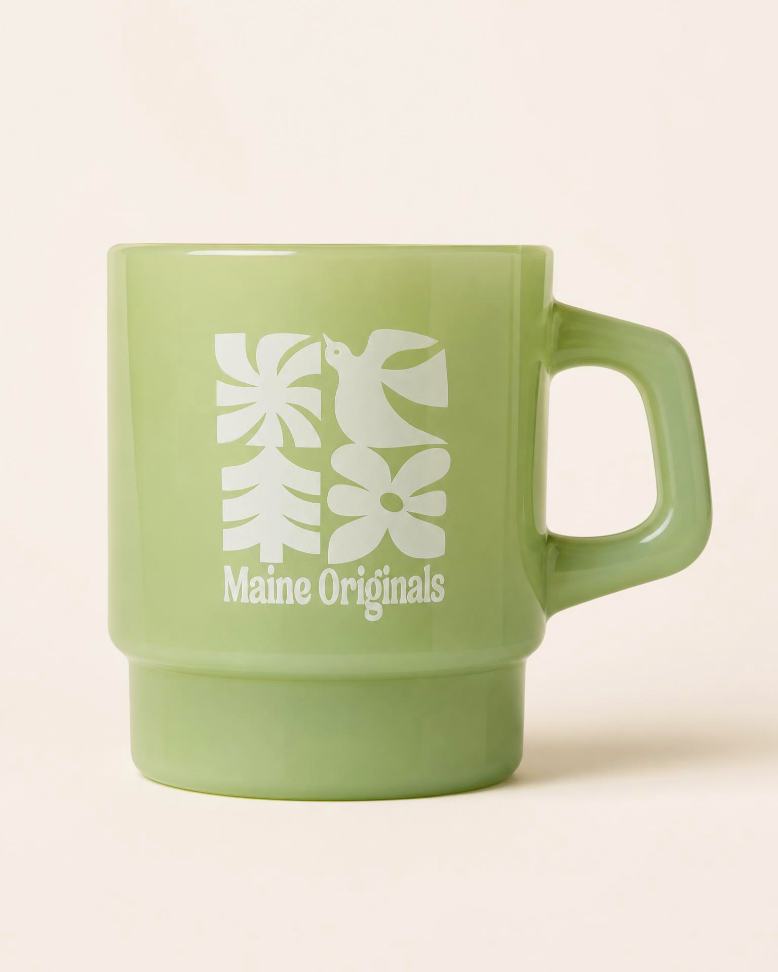 Maine Originals - Green Milk Mug