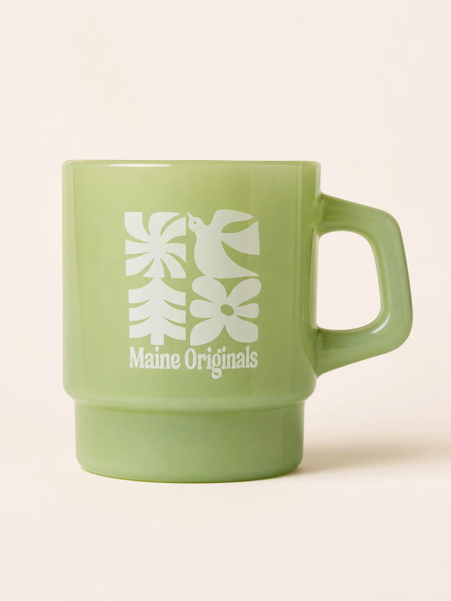 Maine Originals - Green Milk Mug