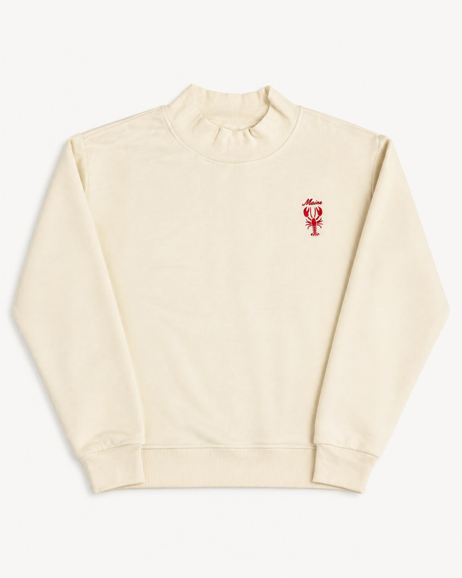 Ivory Mock Neck - Maine Lobster