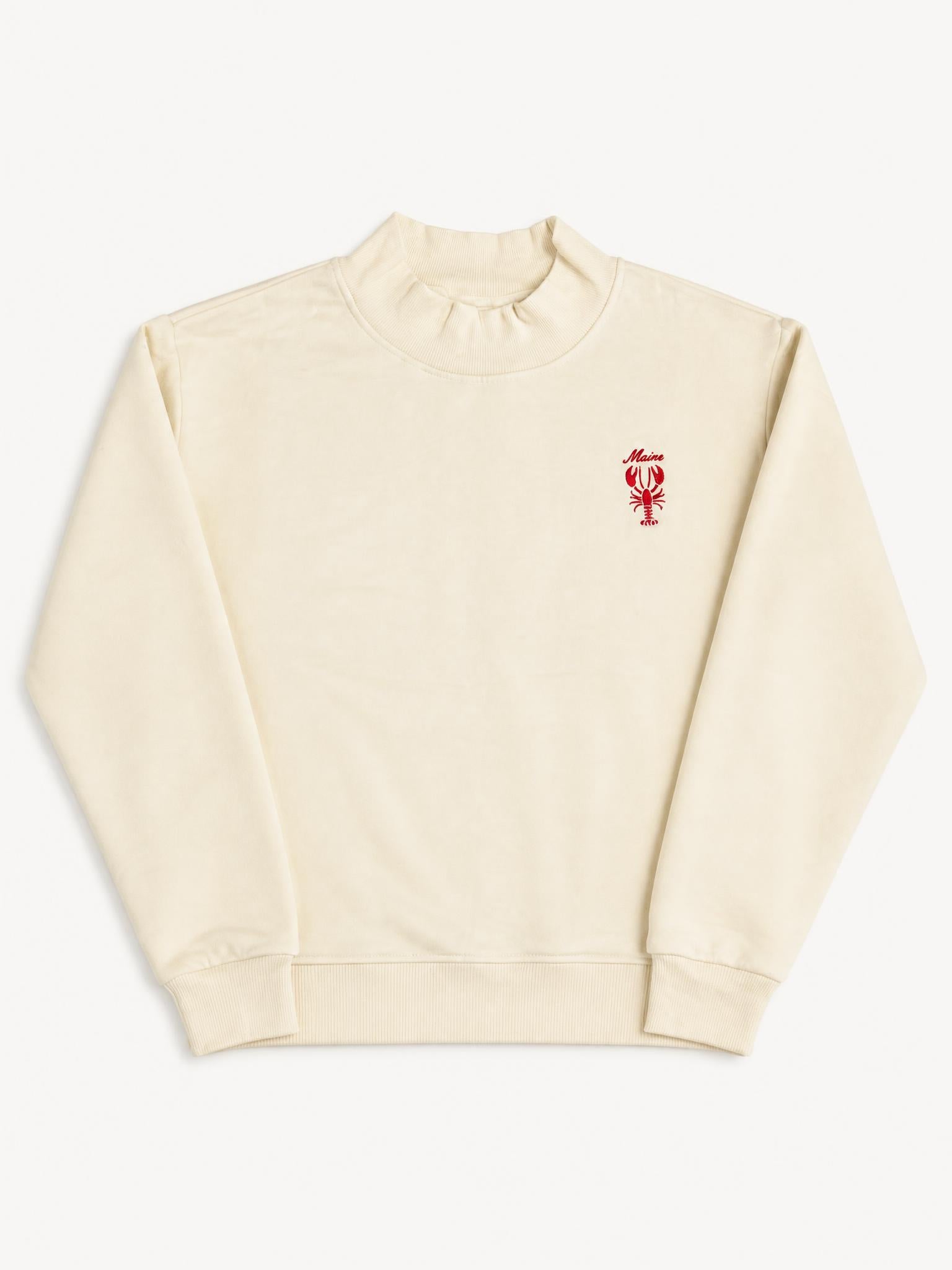 Ivory Mock Neck - Maine Lobster