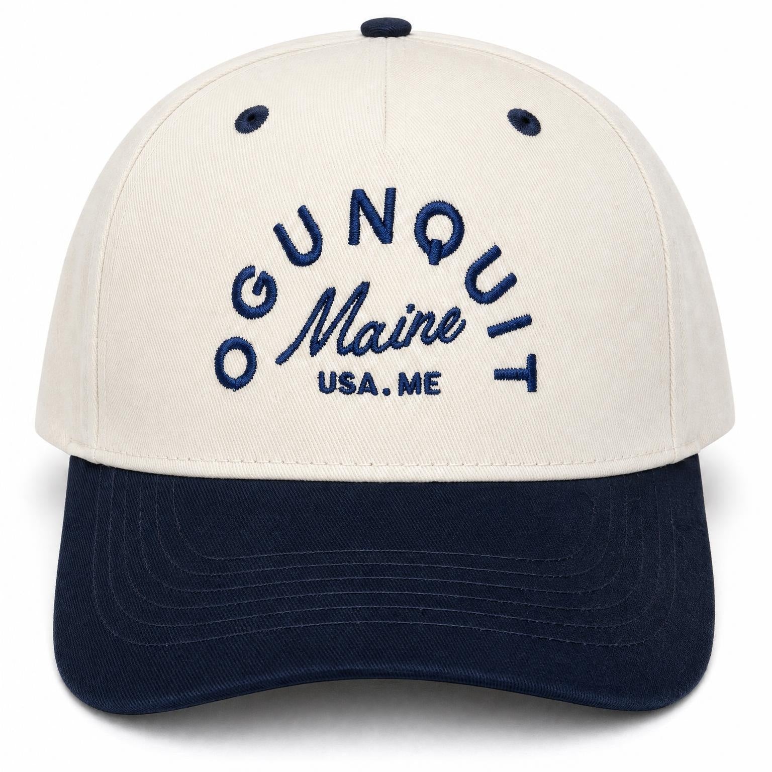 Cream/Navy - Ogunquit Hat