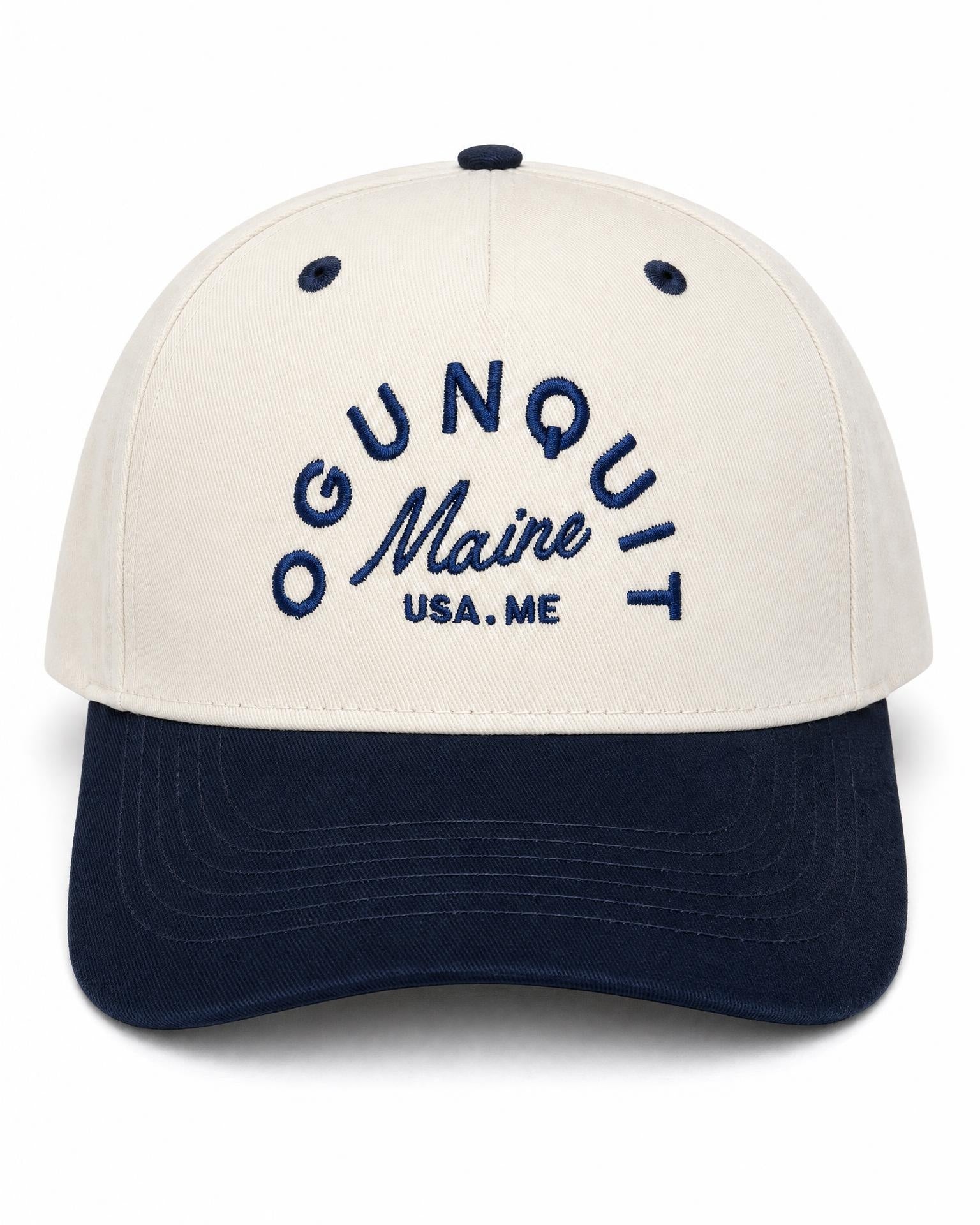 Cream/Navy - Ogunquit Hat