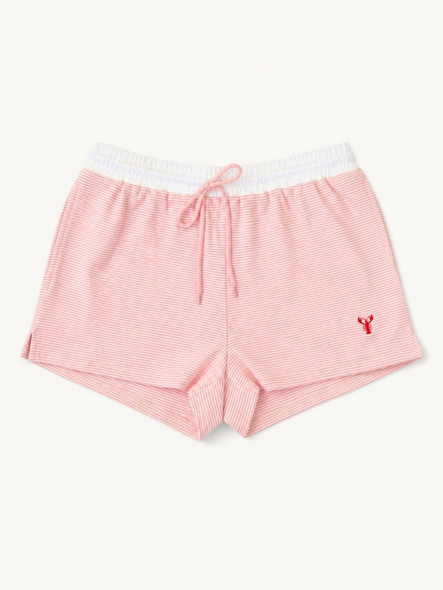 Mid Rise Stripe Shorts - Tiny Lobster