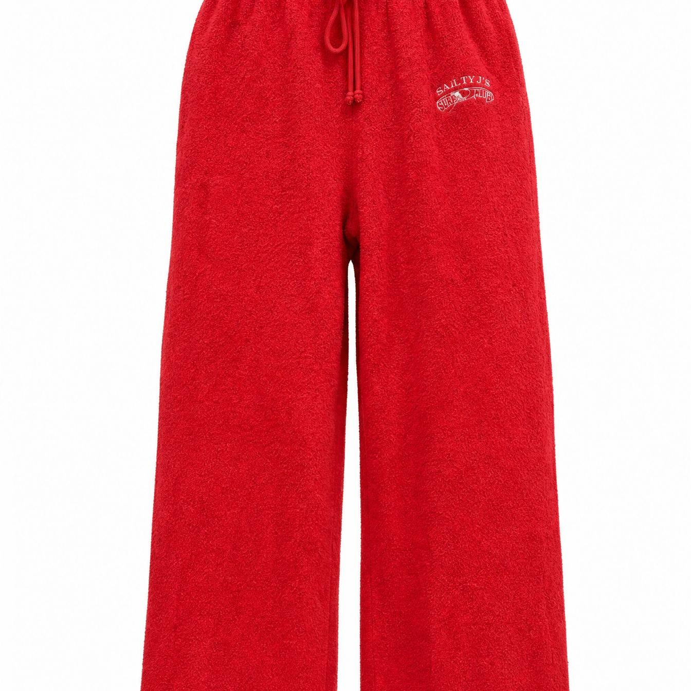 Terry Cloth Pants - Retro Lobster