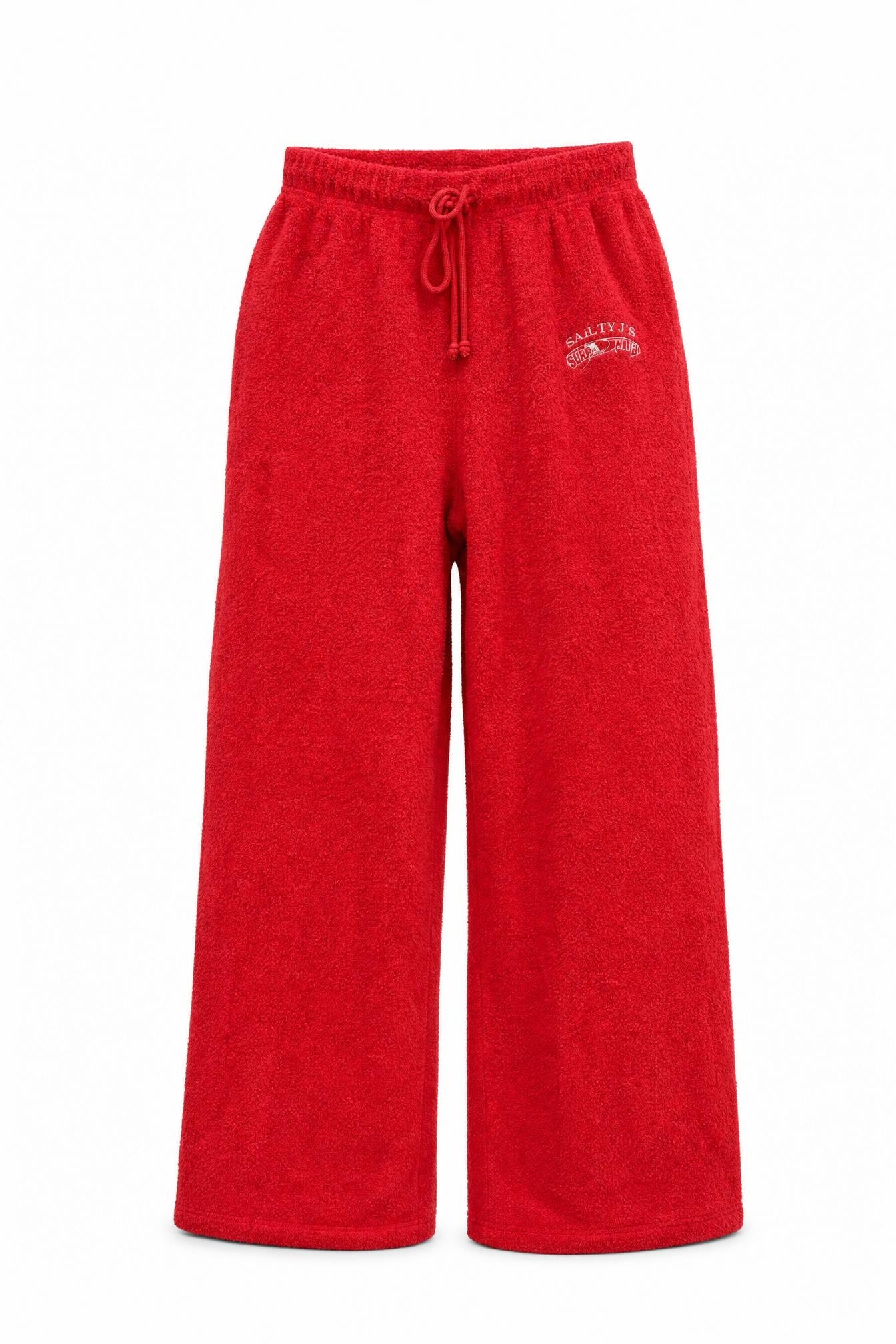 Terry Cloth Pants - Retro Lobster