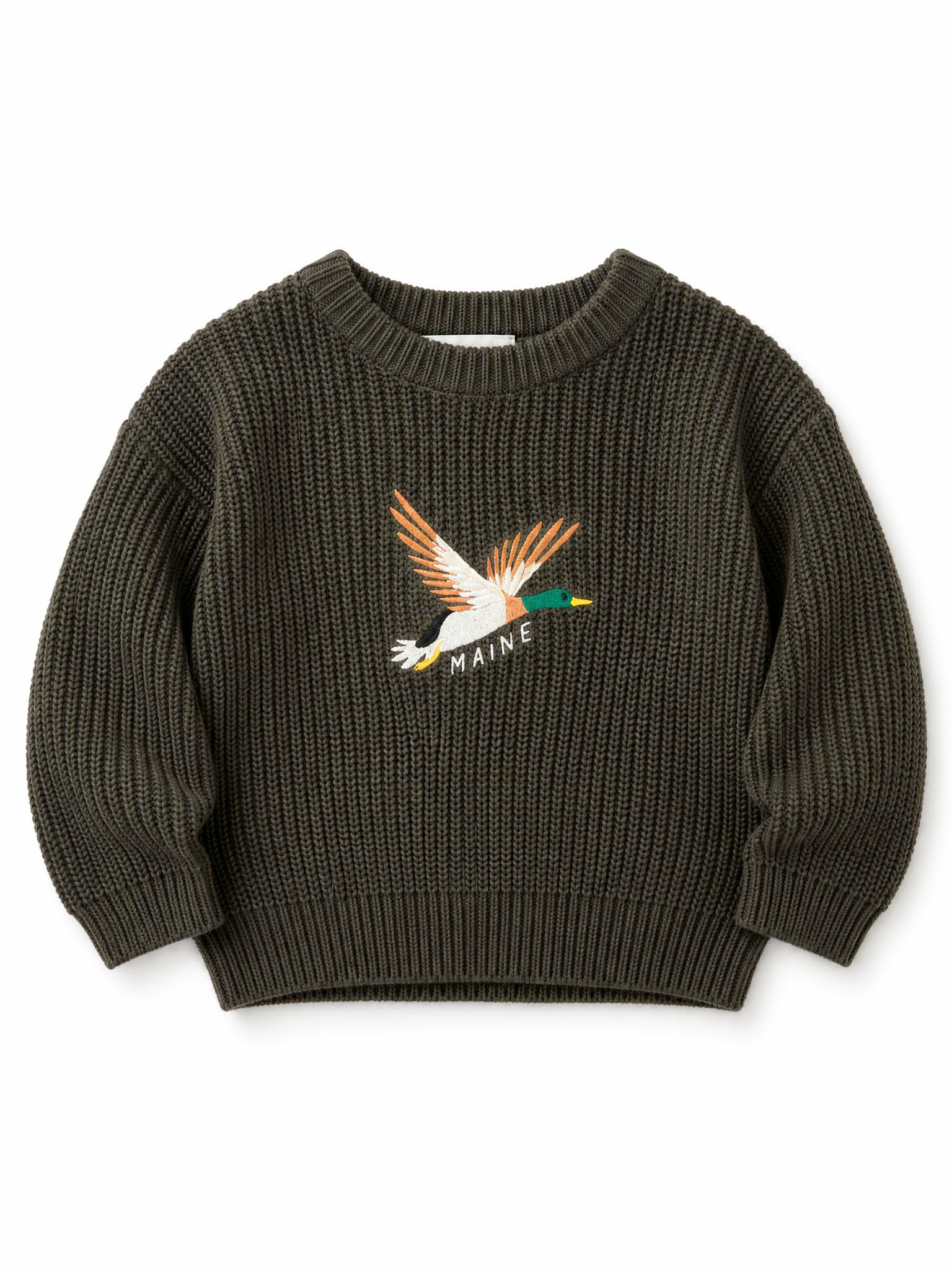 Duck - Olive Knit Sweater