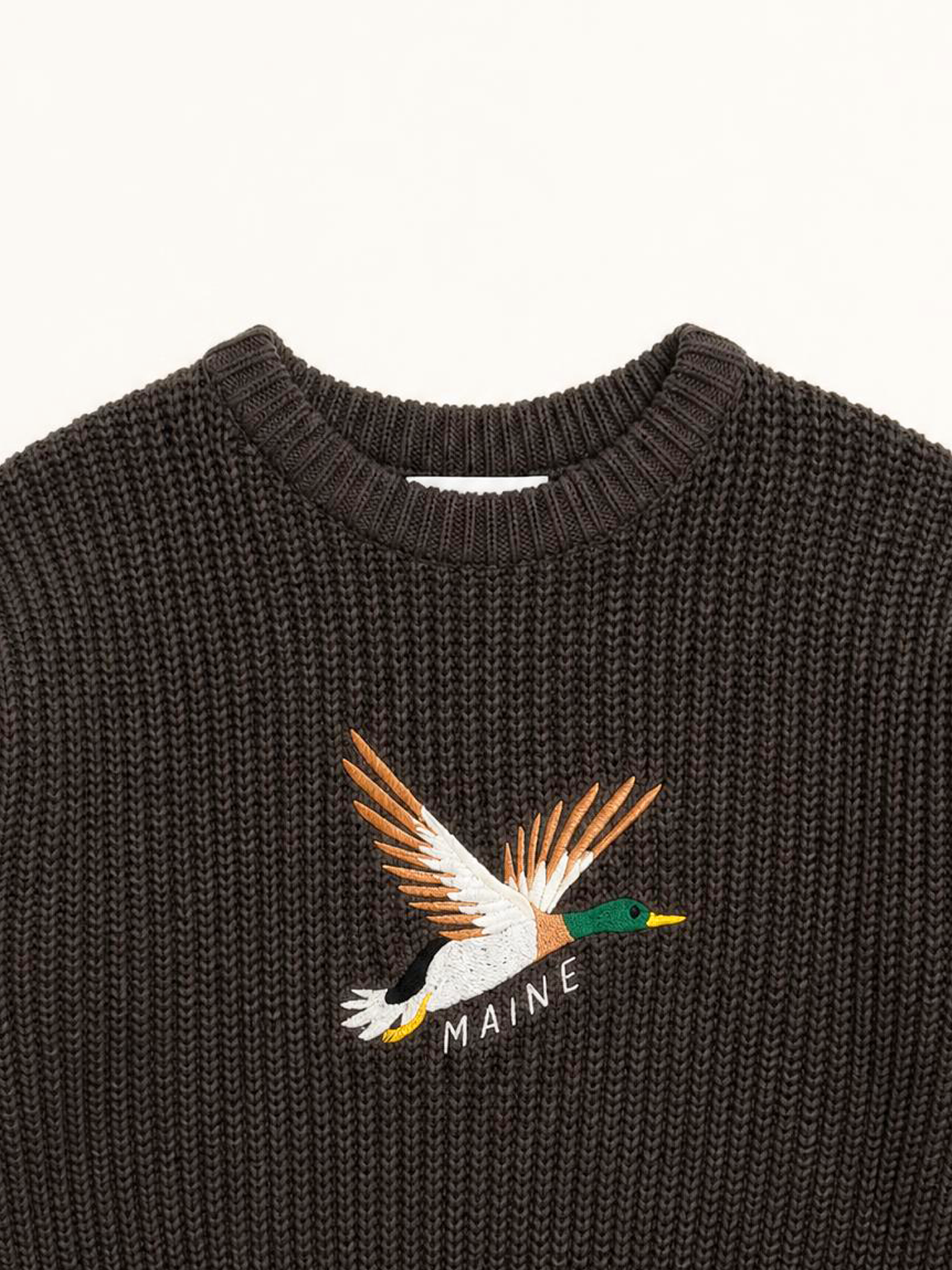 Duck - Olive Knit Sweater