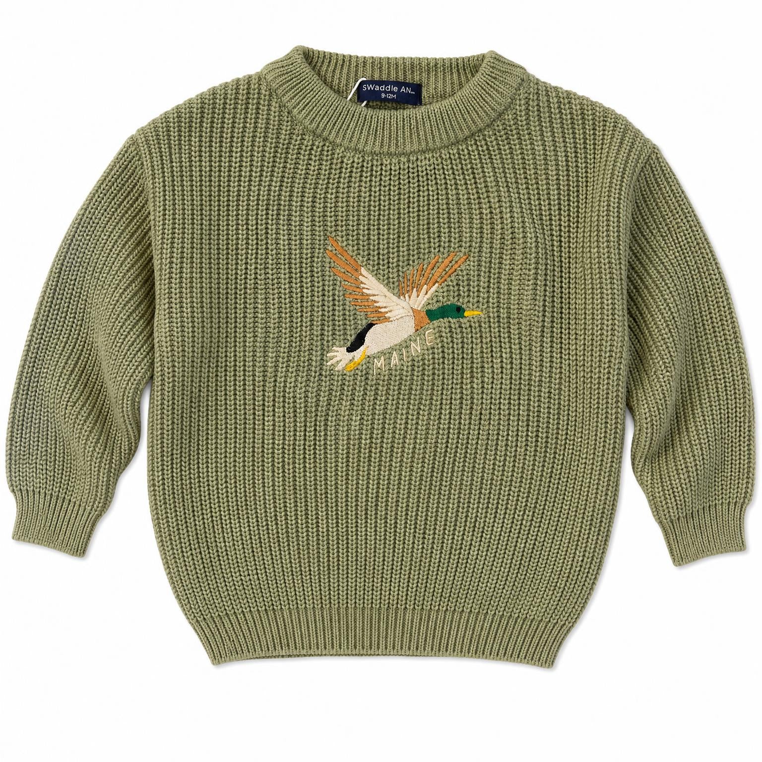 Duck - Sage Knit Sweater