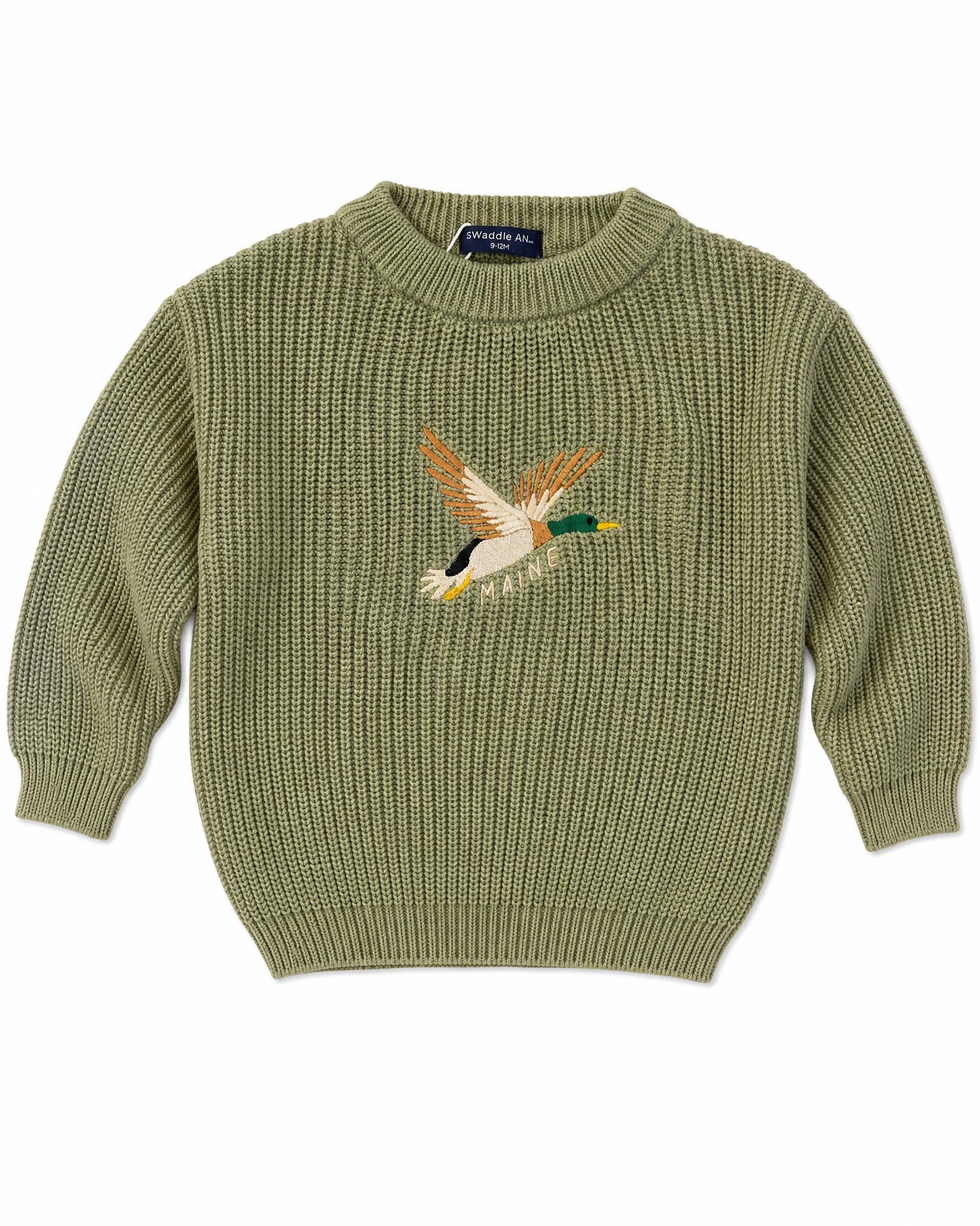 Duck - Sage Knit Sweater
