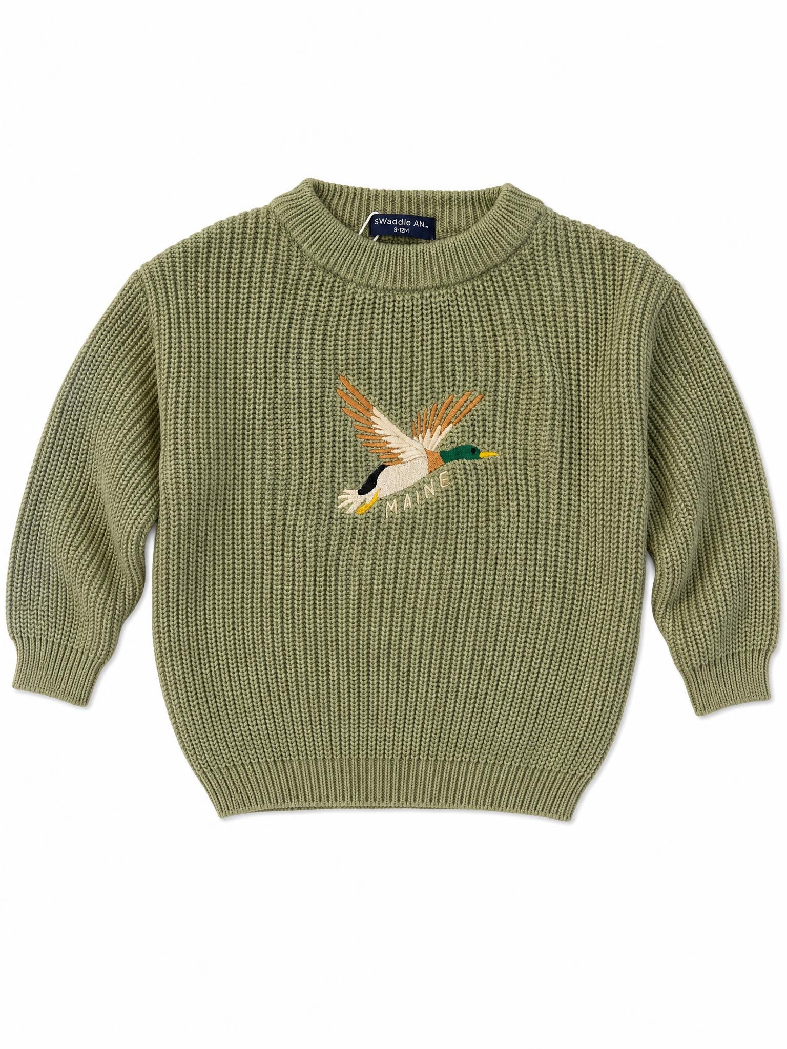 Duck - Sage Knit Sweater