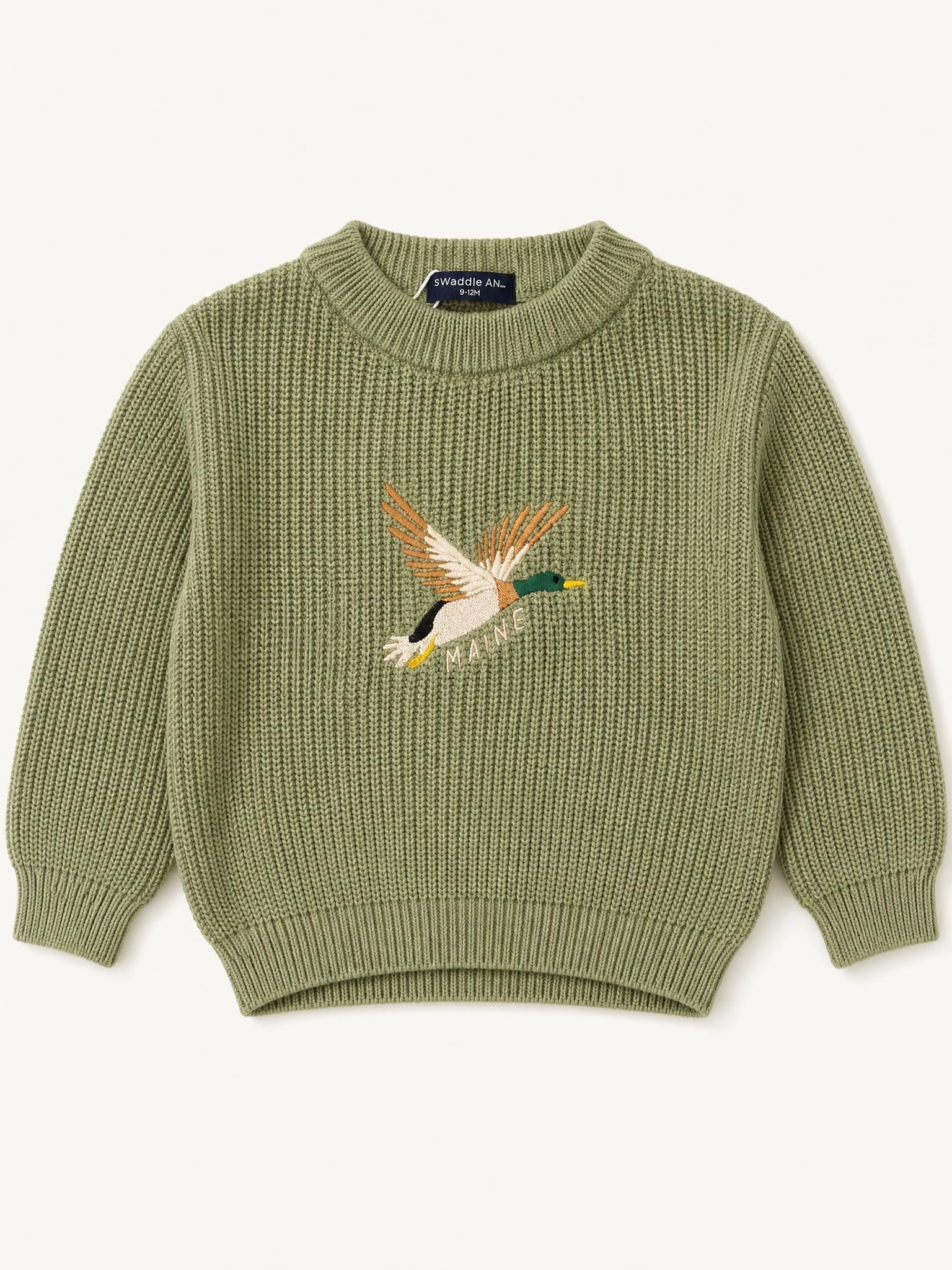 Duck - Sage Knit Sweater