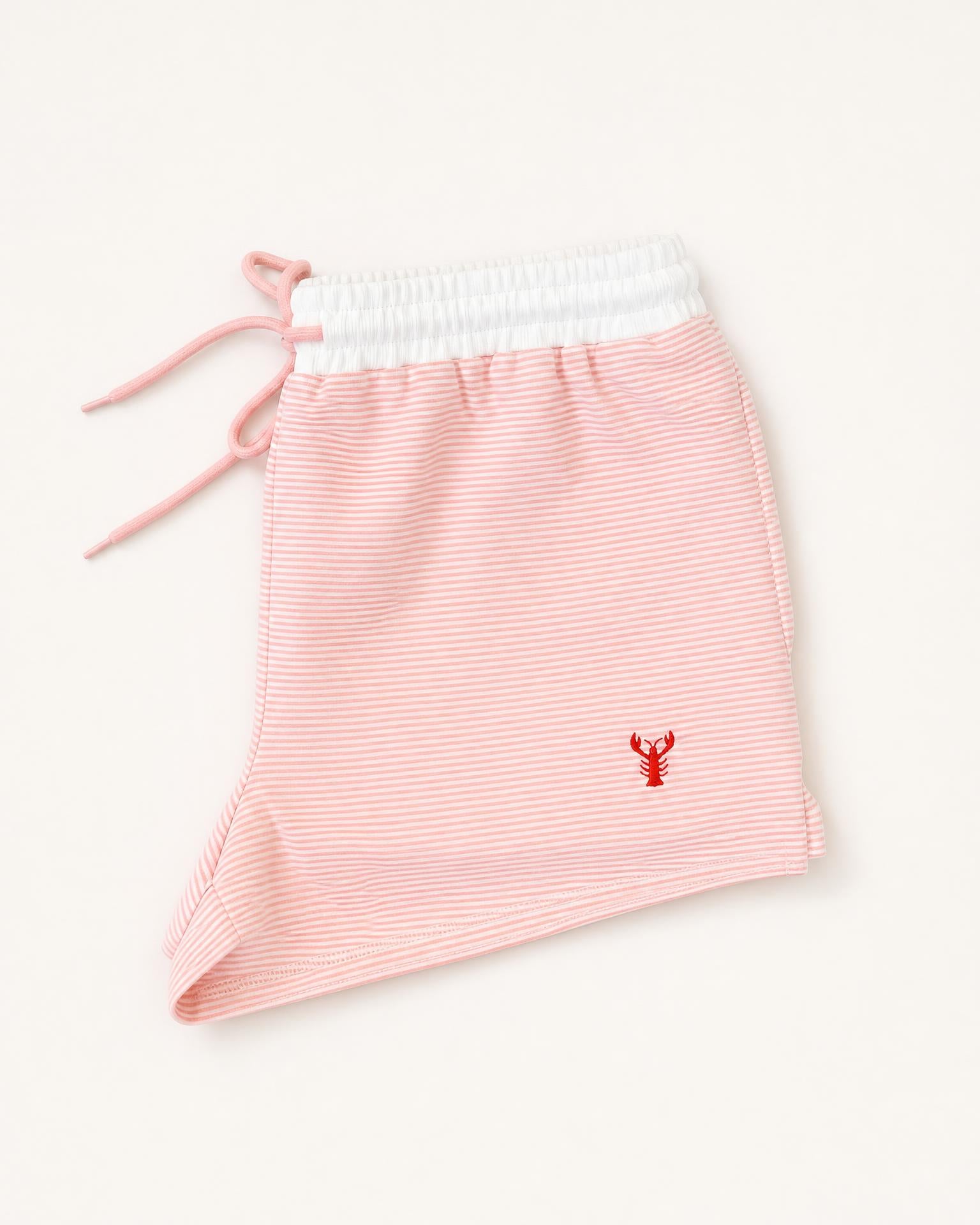 Mid Rise Stripe Shorts - Tiny Lobster