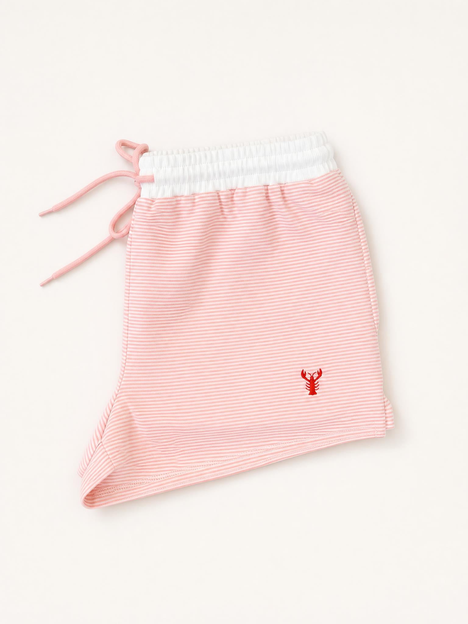Mid Rise Stripe Shorts - Tiny Lobster