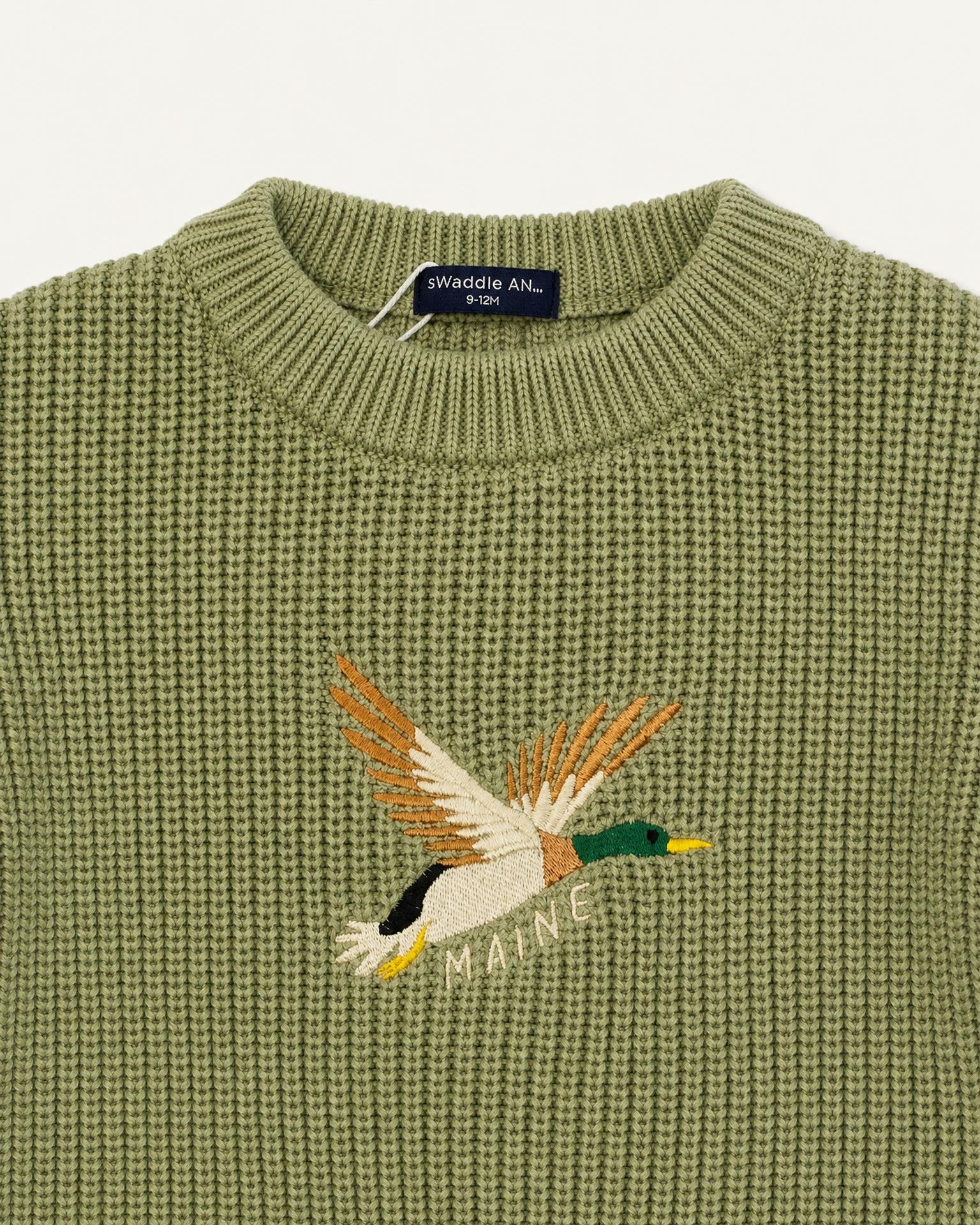 Duck - Sage Knit Sweater