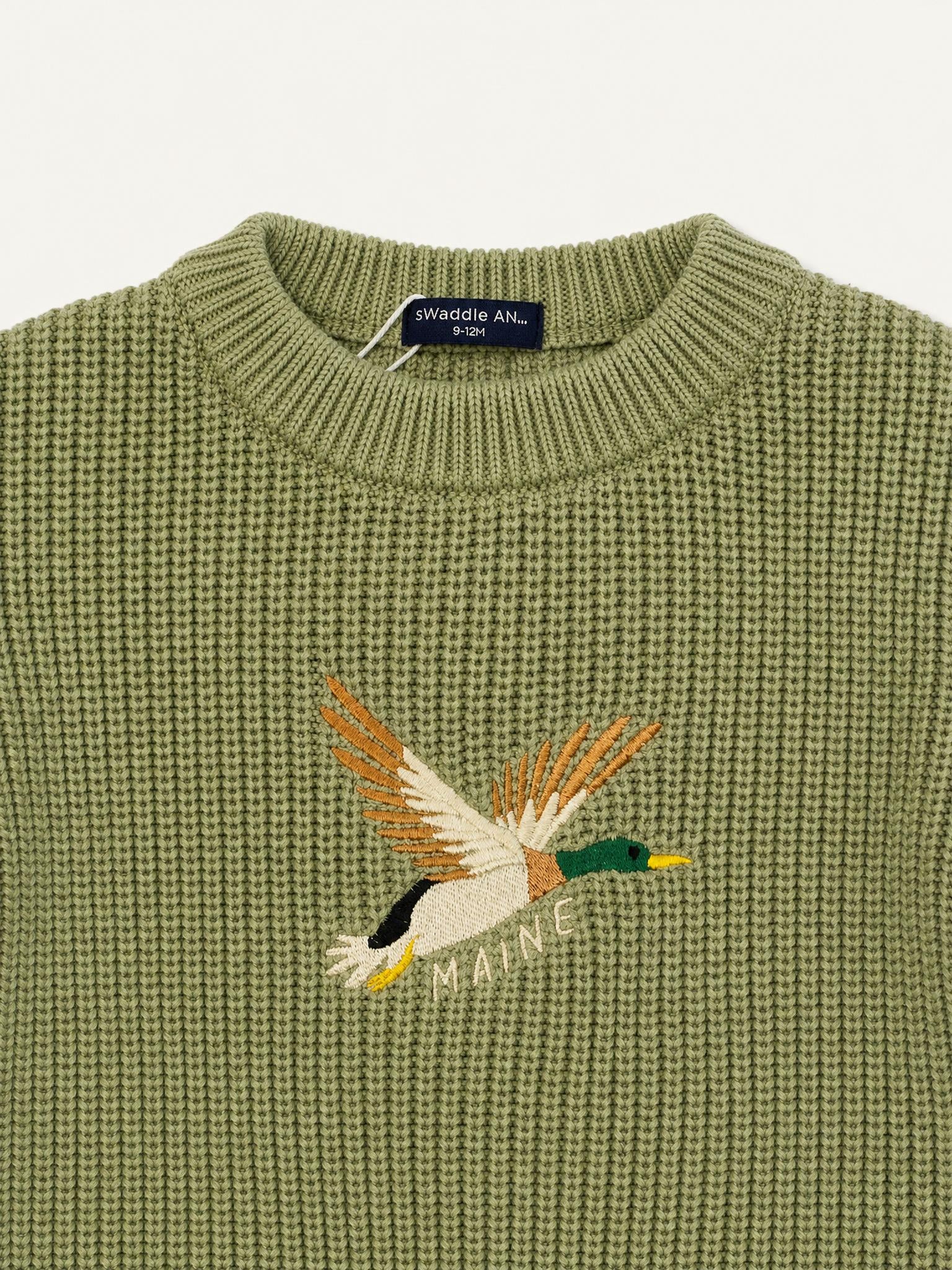 Duck - Sage Knit Sweater