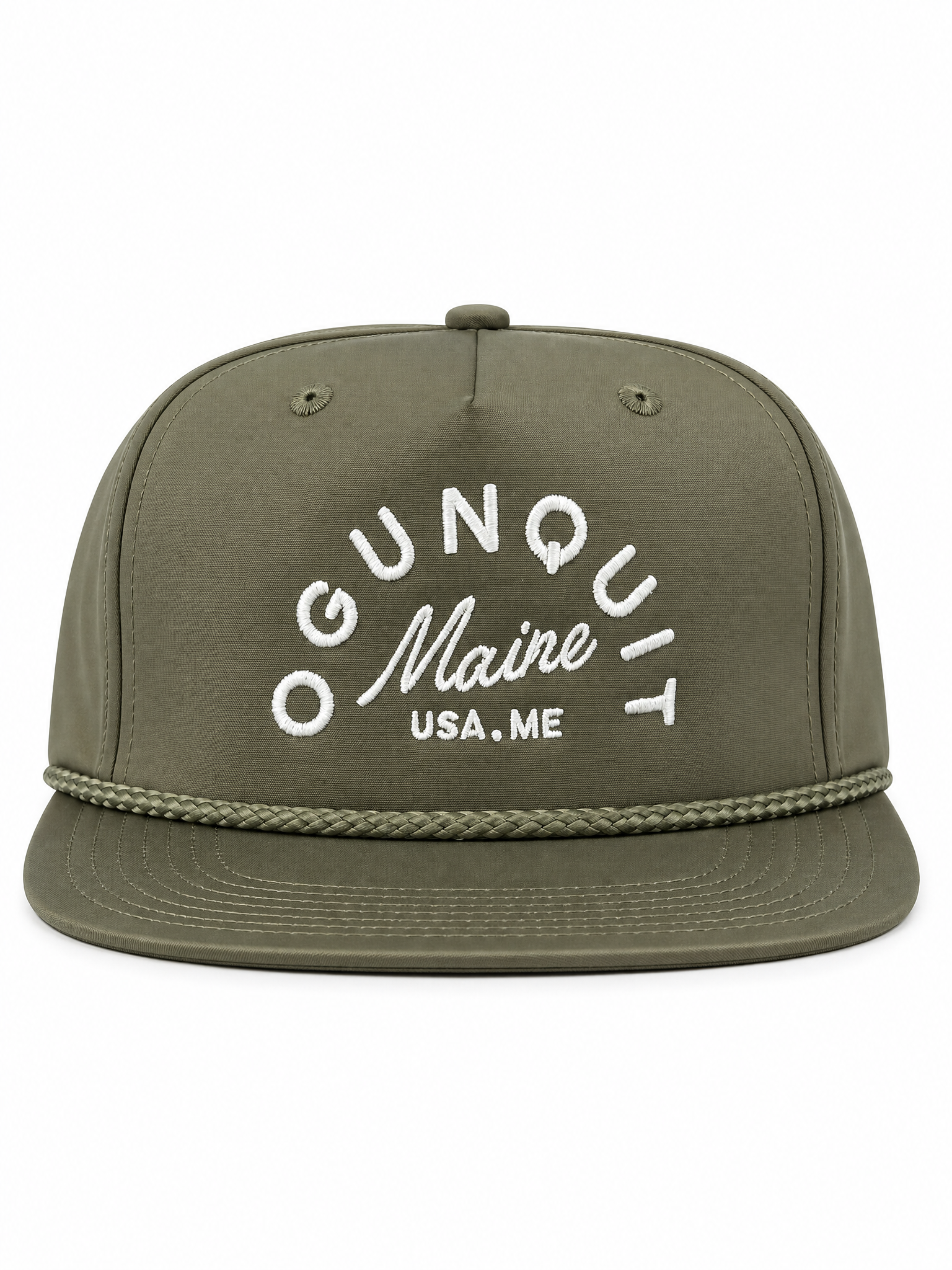 Nylon Green Hat - Ogunquit