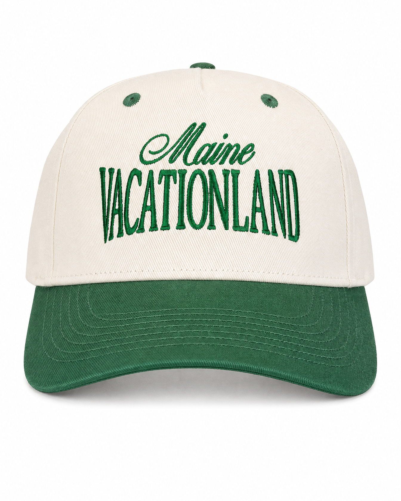 Green/Cream - Vacationland Hat