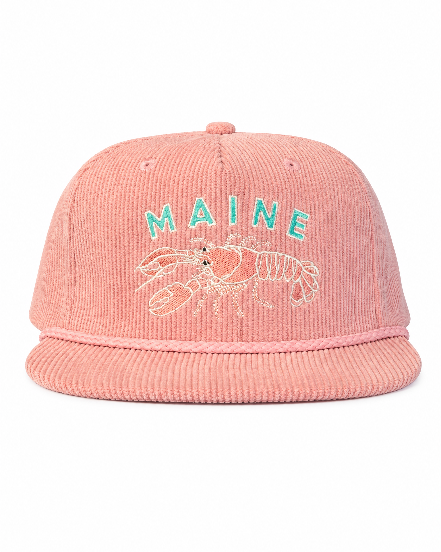 Pink Cord Hat - Maine Lobster